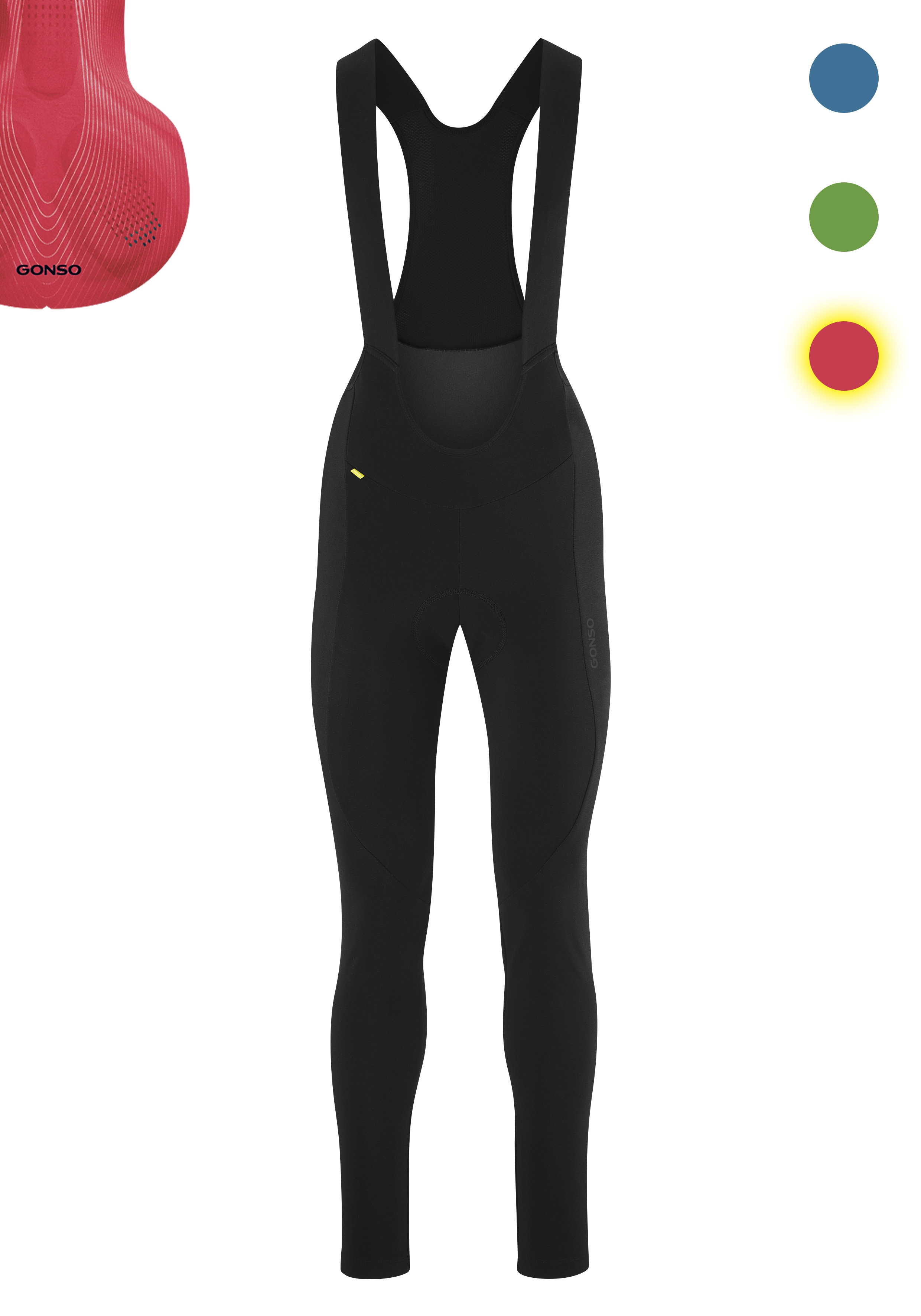 Gonso Fahrradhose "SITIVO TI BIB W" Damen Radhose, Radlerhose mit speziellem Sitzpolster, Tight Fit