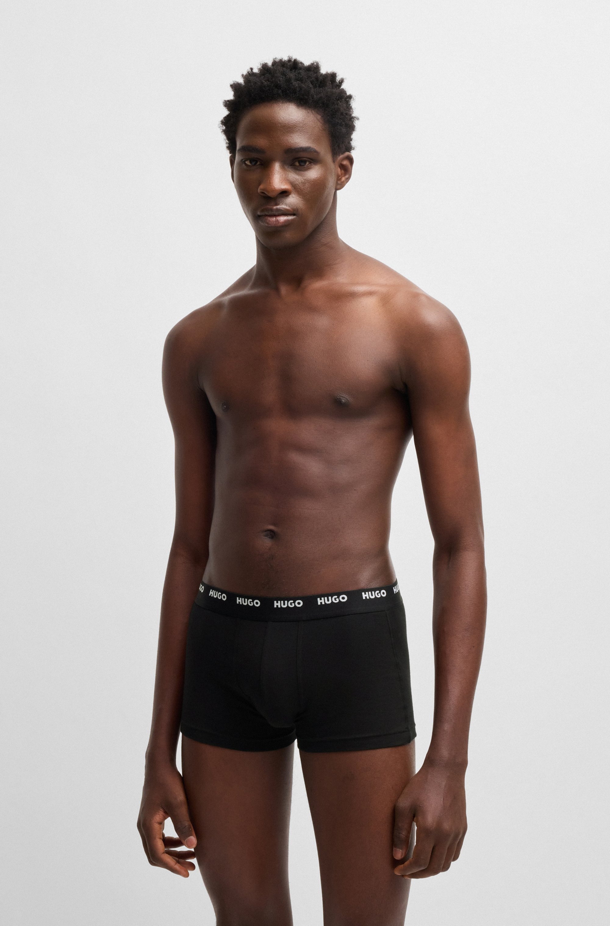 Thumbnail - HUGO Underwear Trunk "TRUNK FIVE PACK" 5 Stk. tlg., mit HUGO Logoschriftzug am Bund