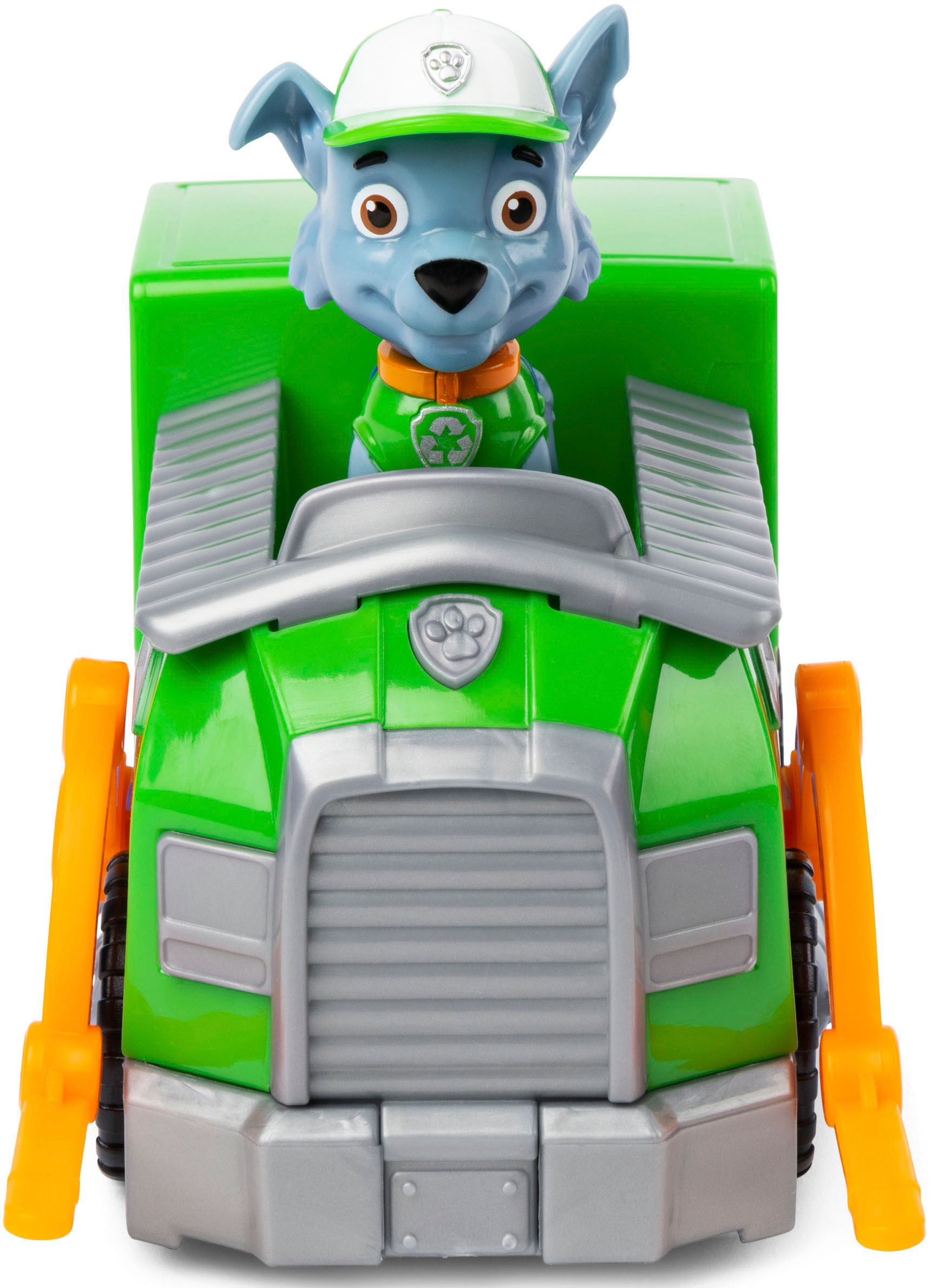 Spin Master Spielzeug-Auto »PAW Patrol, Recycling-Fahrzeug mit Rocky-Figur«
