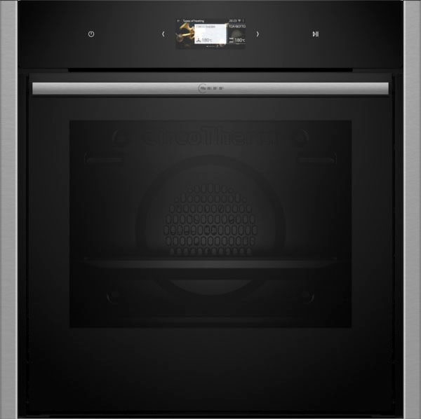 NEFF Einbaubackofen N 90 "B64CS71N0", mit Teleskopauszug nachrüstbar, Hydrolyse, AirFry-Funktion