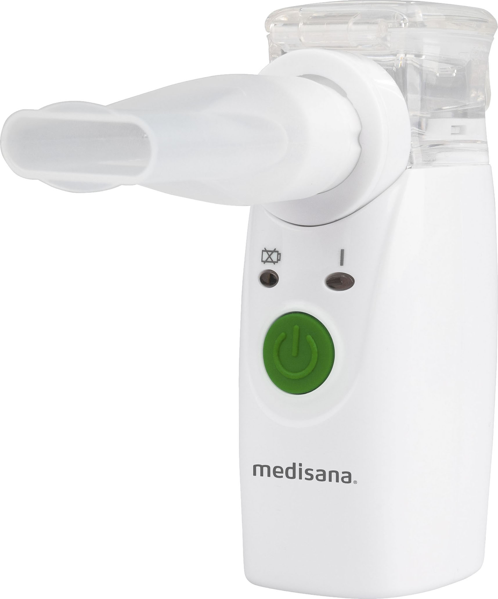 MEDISANA Inhalationsgerät "IN 525", blau, B:4cm H:11,3cm T:7,2cm, Inhalationsgeräte, Mikro-Membran-Vernebelung, Behandlung der Atemwege + Zubehör