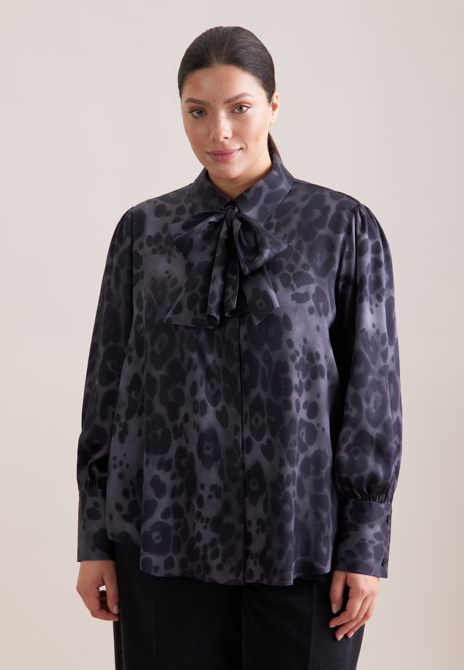 seidensticker Klassische Bluse "Schwarze Rose" 1/1 Druck günstig online kaufen