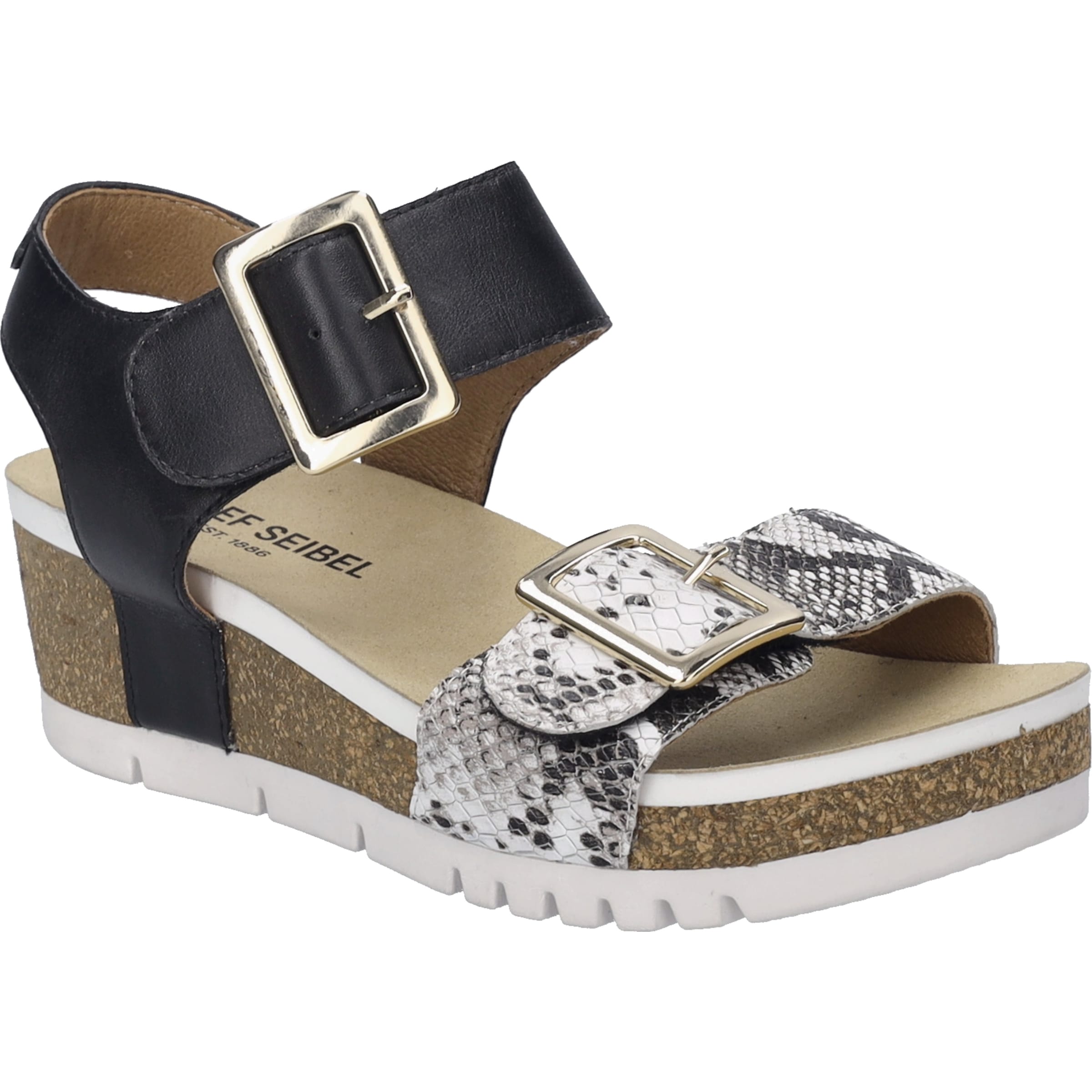 Josef Seibel Sandale "Quinn 02, schwarz-kombi" günstig online kaufen