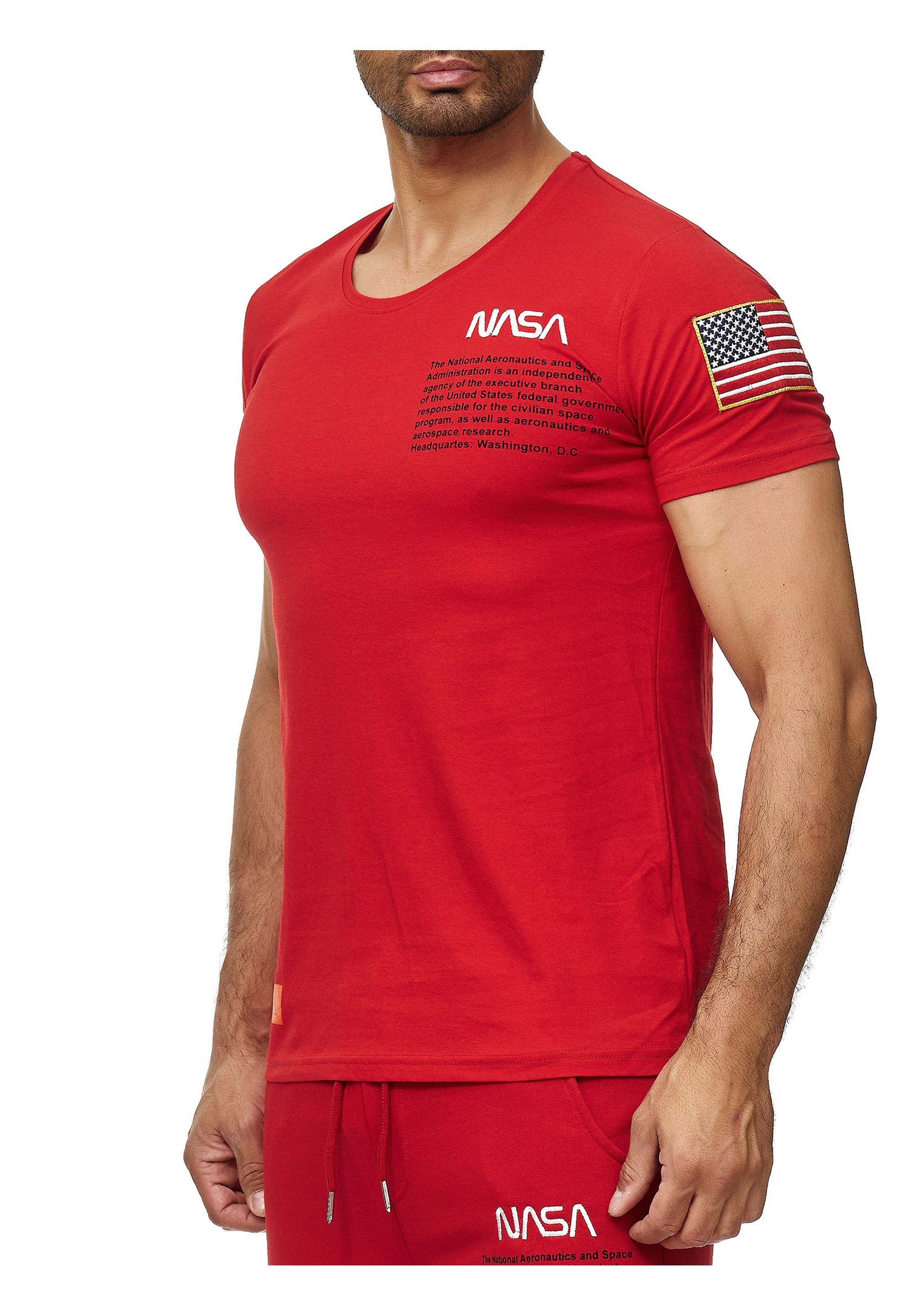 RedBridge T-Shirt »Tucson«, mit gesticktem NASA-Design