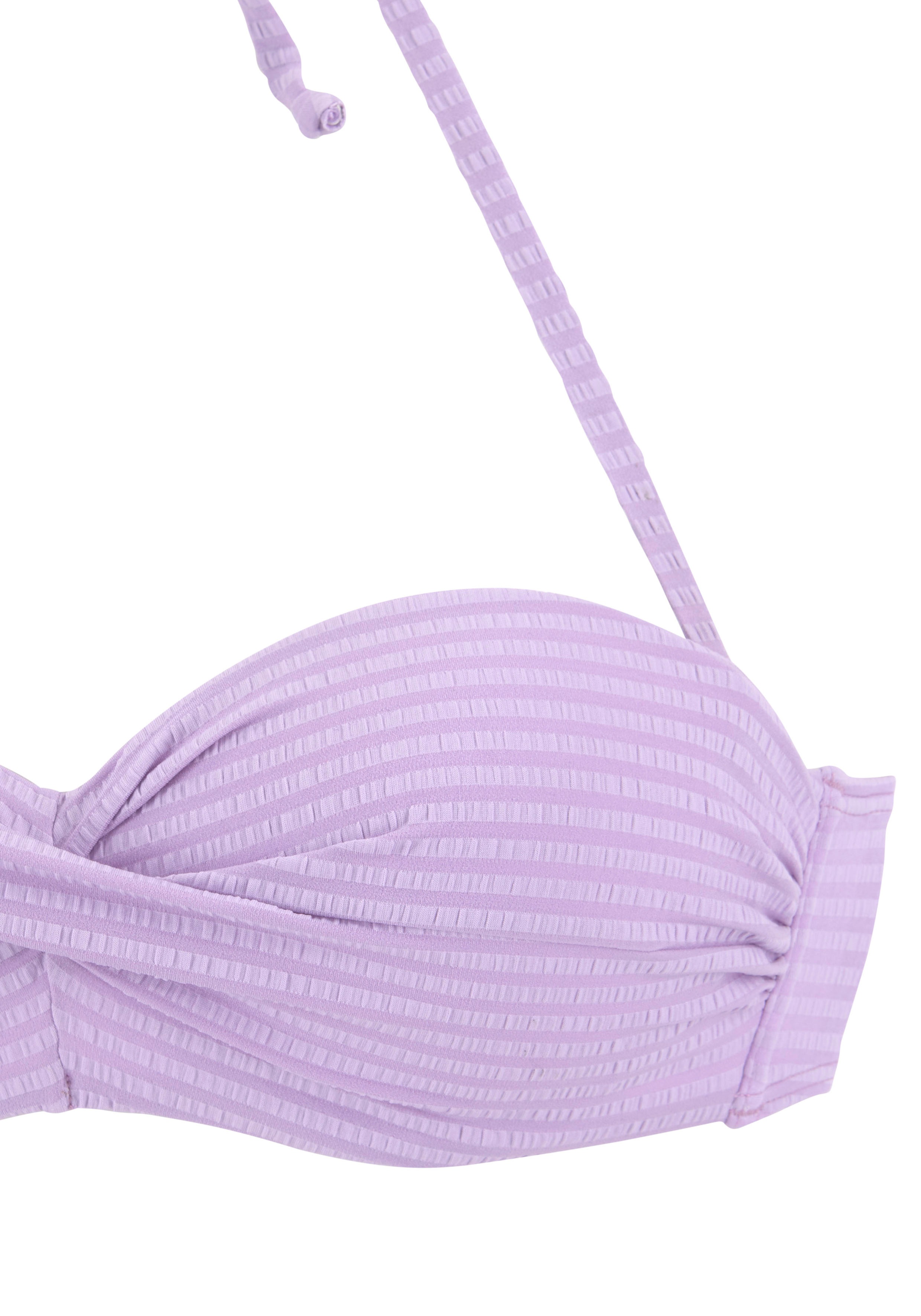 Thumbnail - Venice Beach Bügel-Bandeau-Bikini, aus edler Strukturware