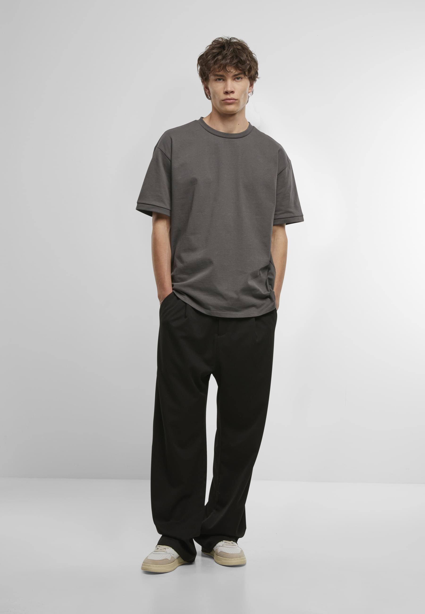 URBAN CLASSICS T-Shirt »Urban Classics Rib Cuff Tee«, (1 tlg.)