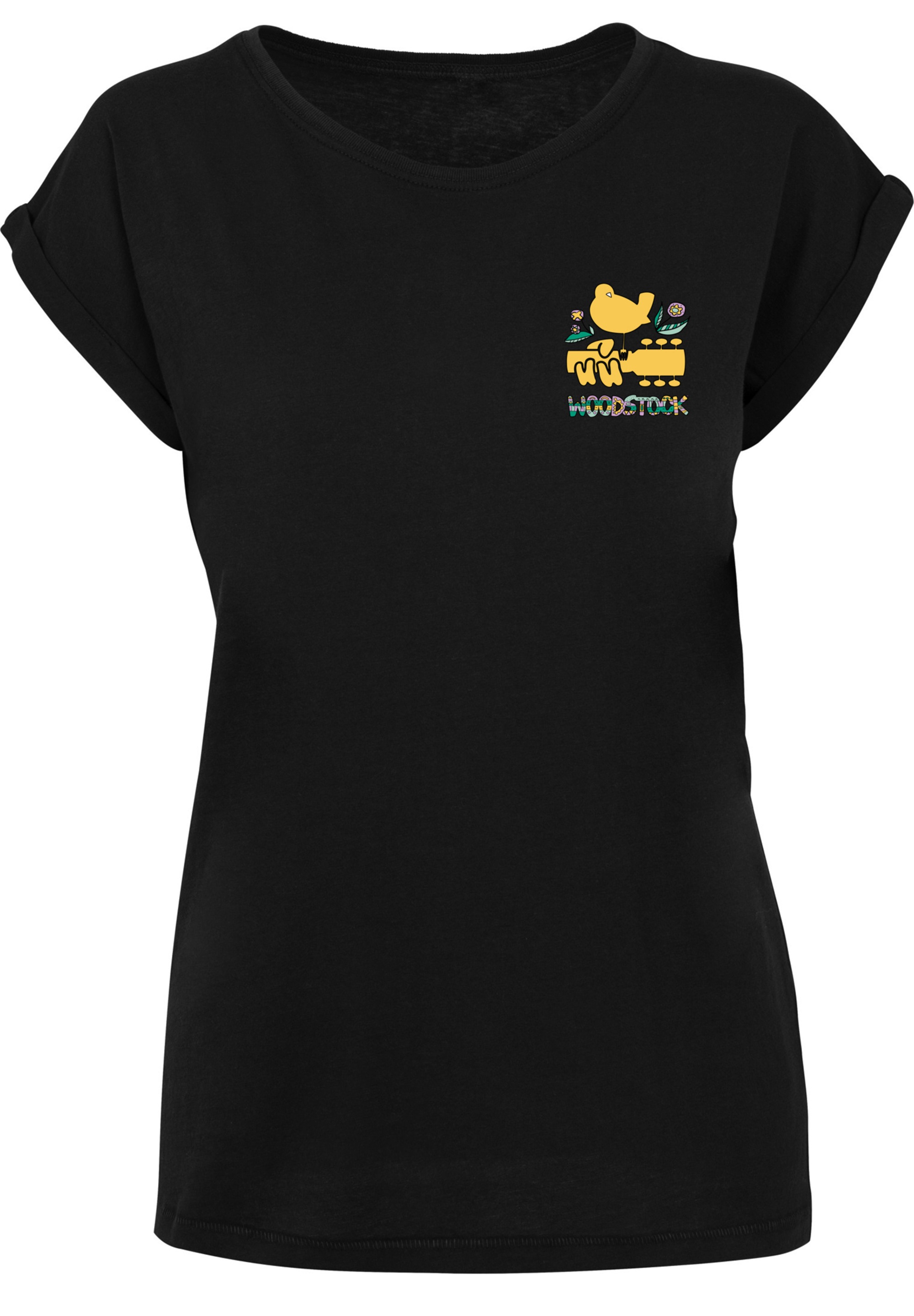 F4NT4STIC T-Shirt »Woodstock Brust Logo«, Print