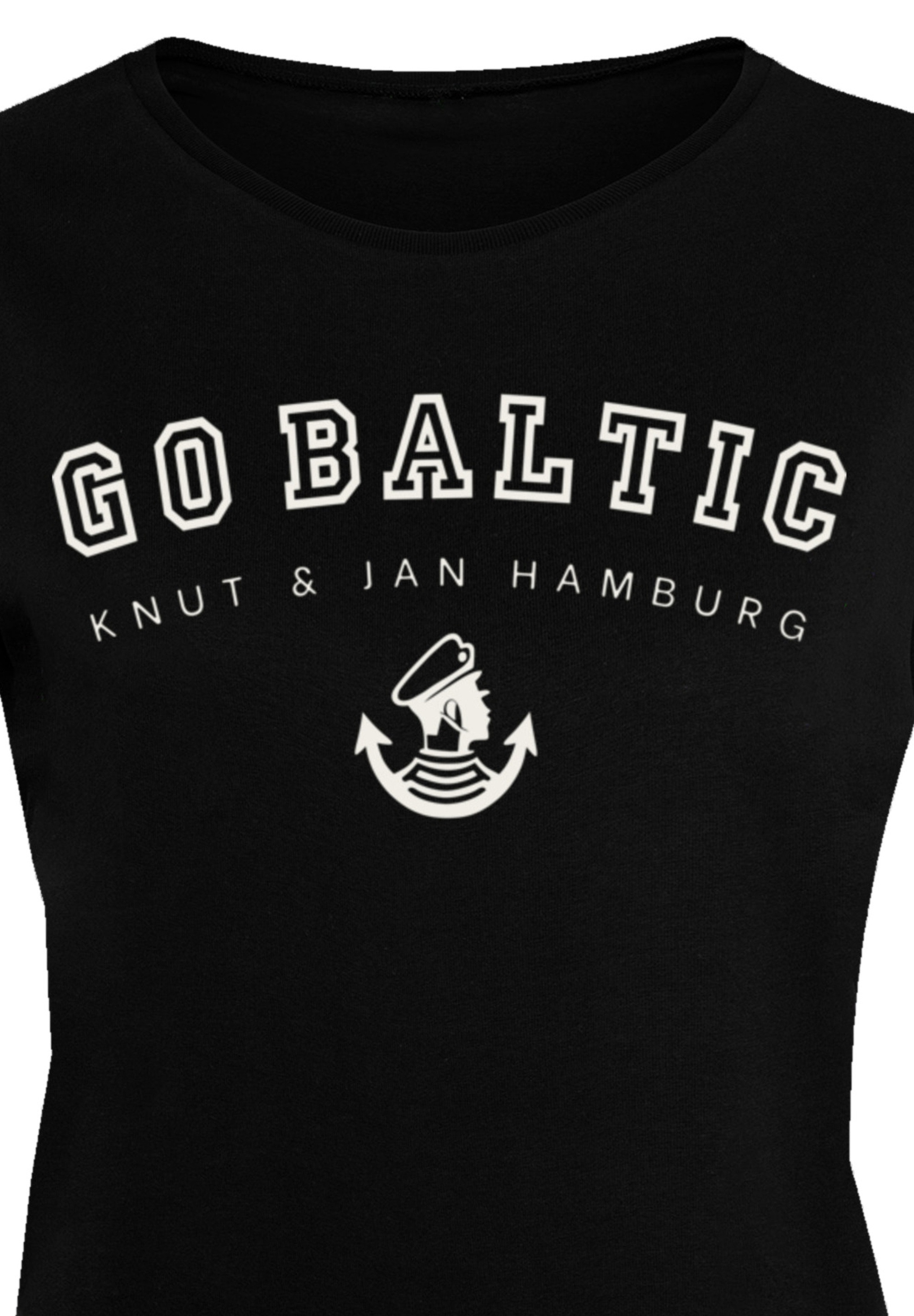 F4NT4STIC T-Shirt »PLUS SIZE Go Baltic«, Print