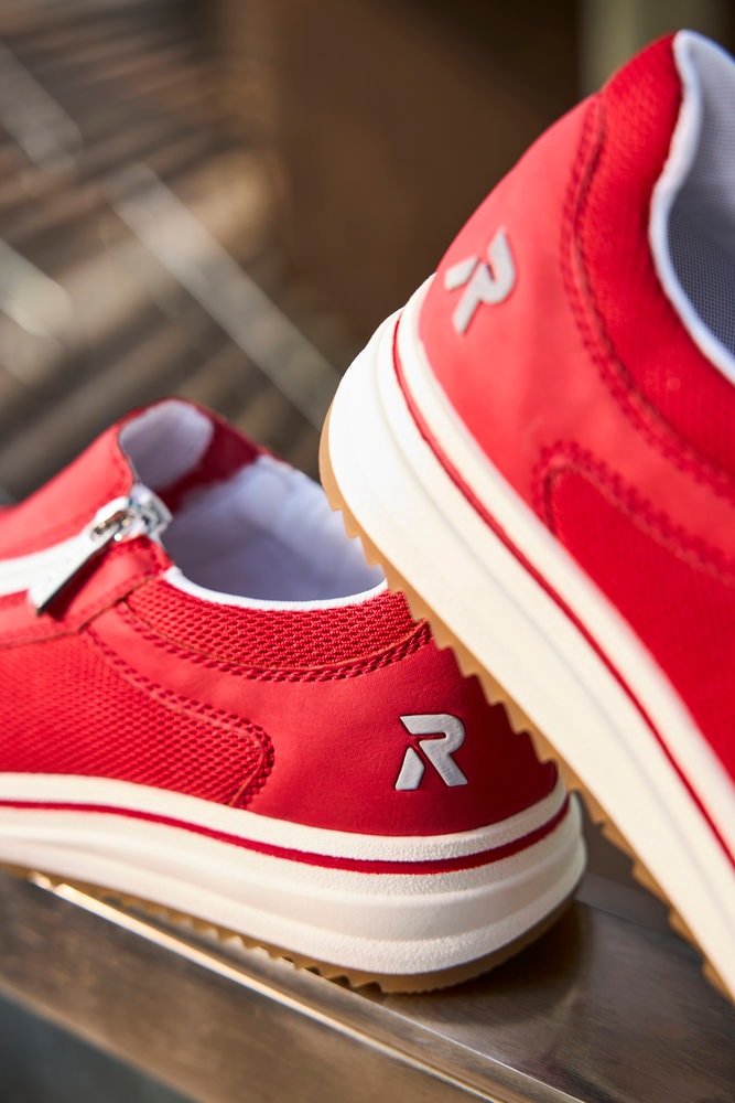 Rieker Slipper  Slip-on Sneaker, Halbschuh, Freizeitschuh mit Reißverschluss