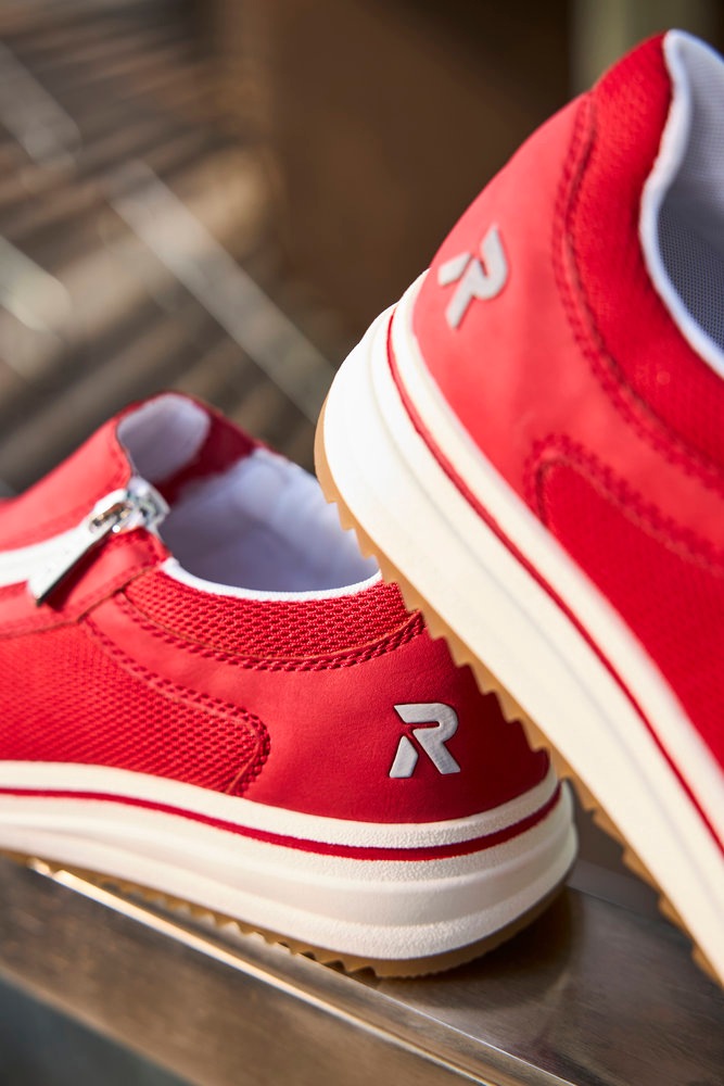 Thumbnail - Rieker Slipper Slip-on Sneaker, Halbschuh, Freizeitschuh mit Reißverschluss