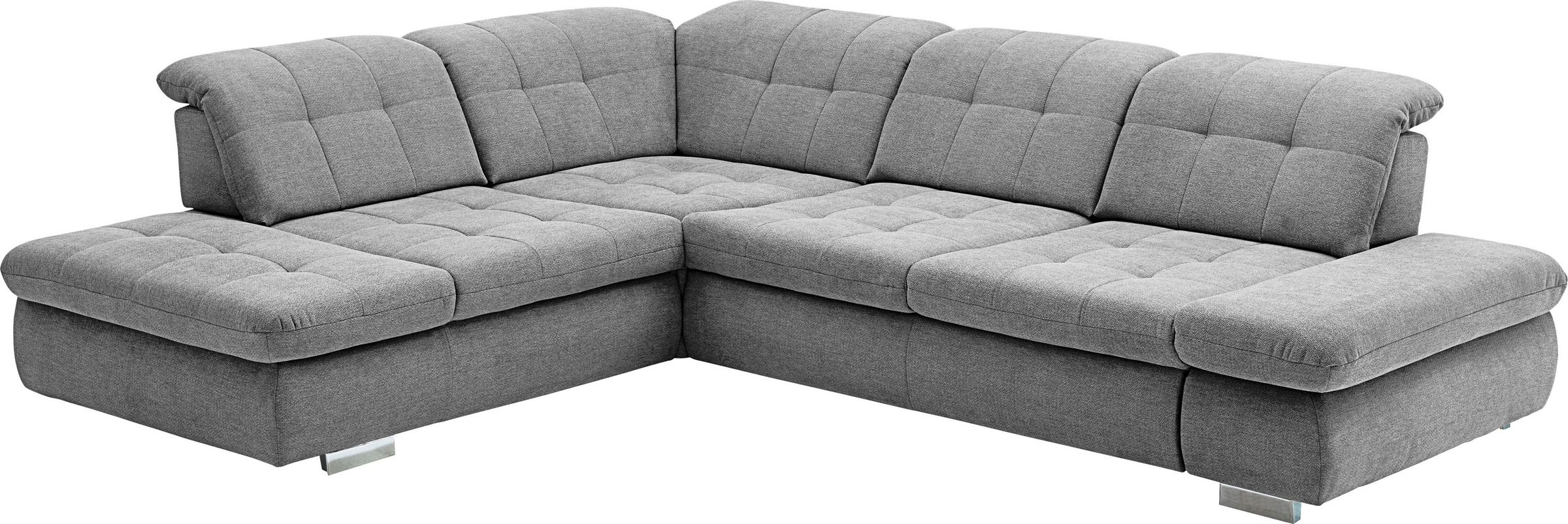 Die PlanBar Ecksofa »MP-IN17004 L-Form«, wahlweise mit Bettfunktion, Sitztiefen- und Kopfteilverstellung