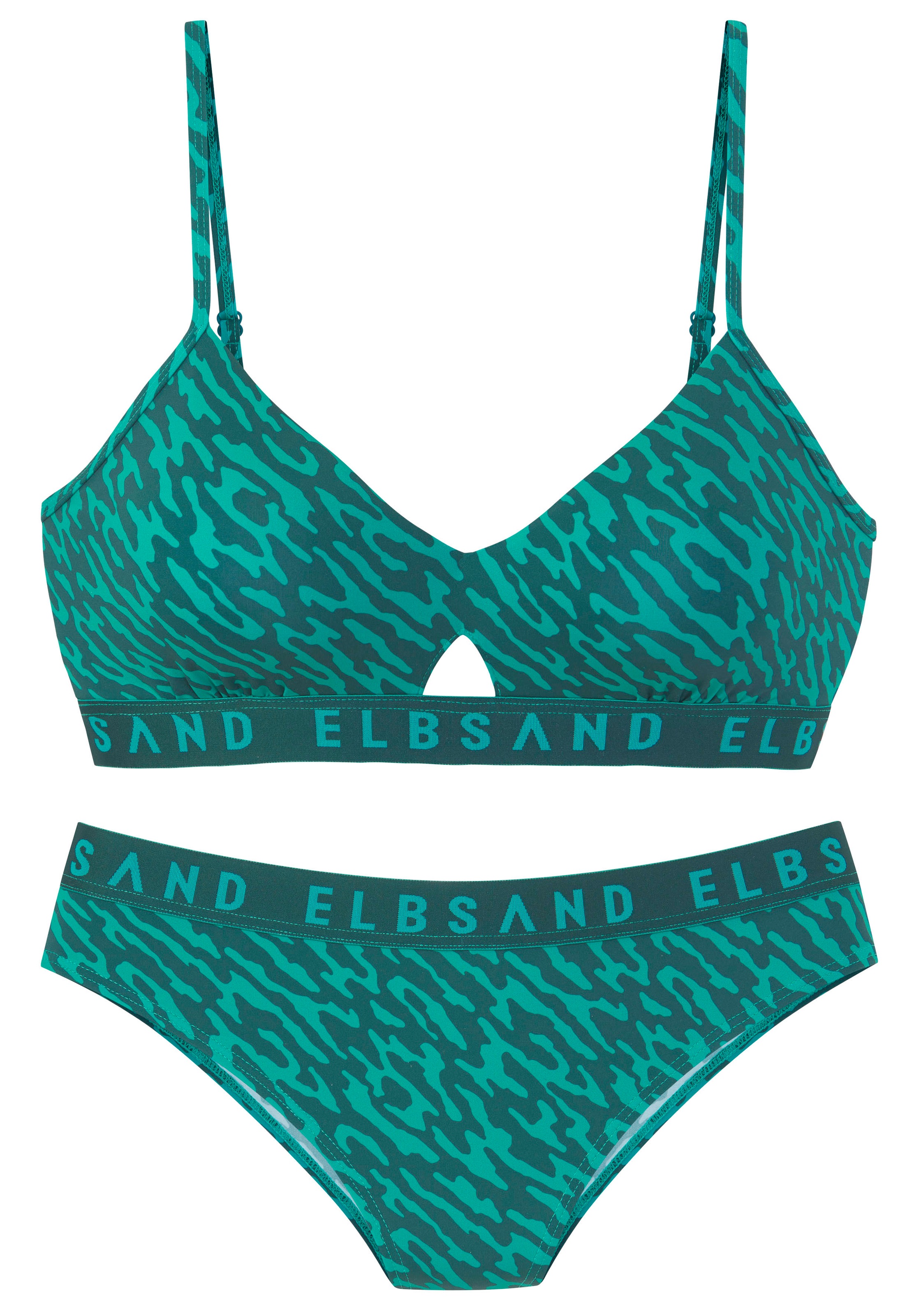 Elbsand Bustier-Bikini, mit Markenschriftzug günstig online kaufen