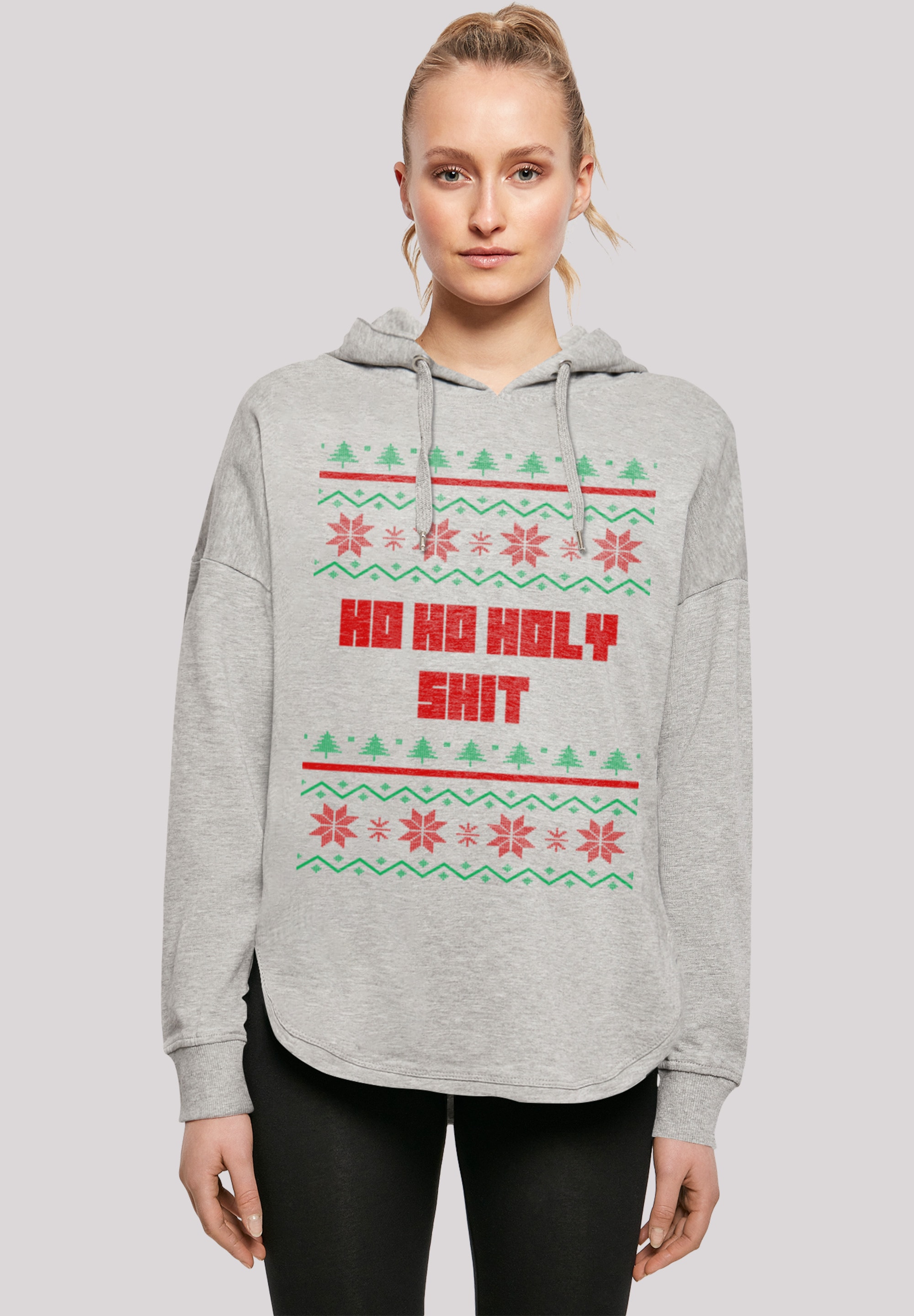 F4NT4STIC Kapuzenpullover "Ho Ho Holy", Print