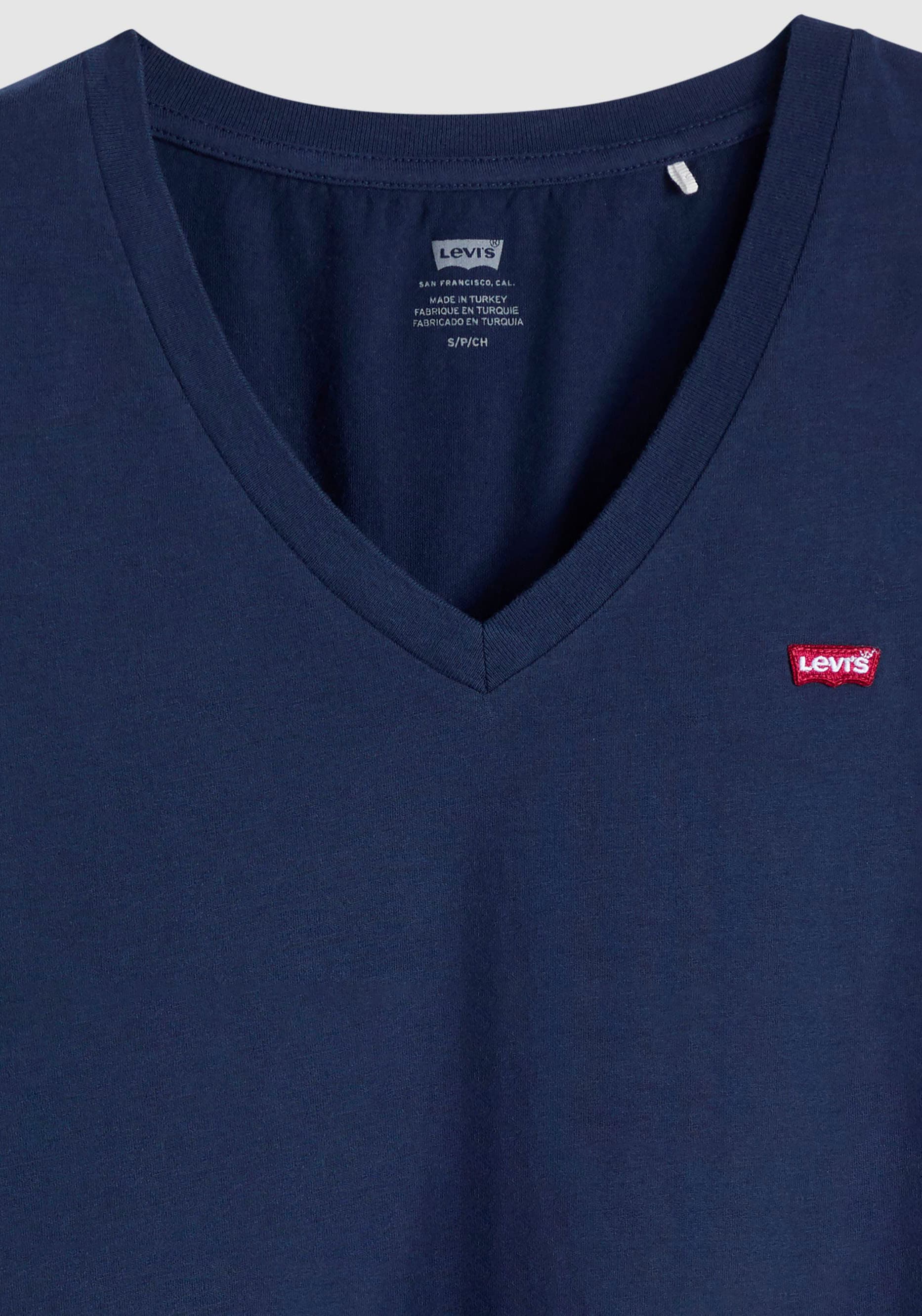 Levi's® V-Shirt »Perfect Tee«, mit kleinem Batwing- Logo