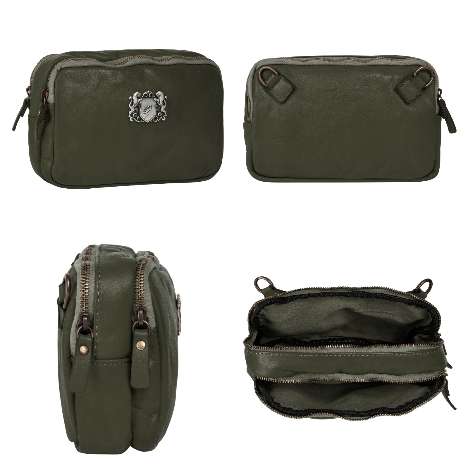 Samantha Look Umhängetasche echt Leder, Made in Italy günstig online kaufen