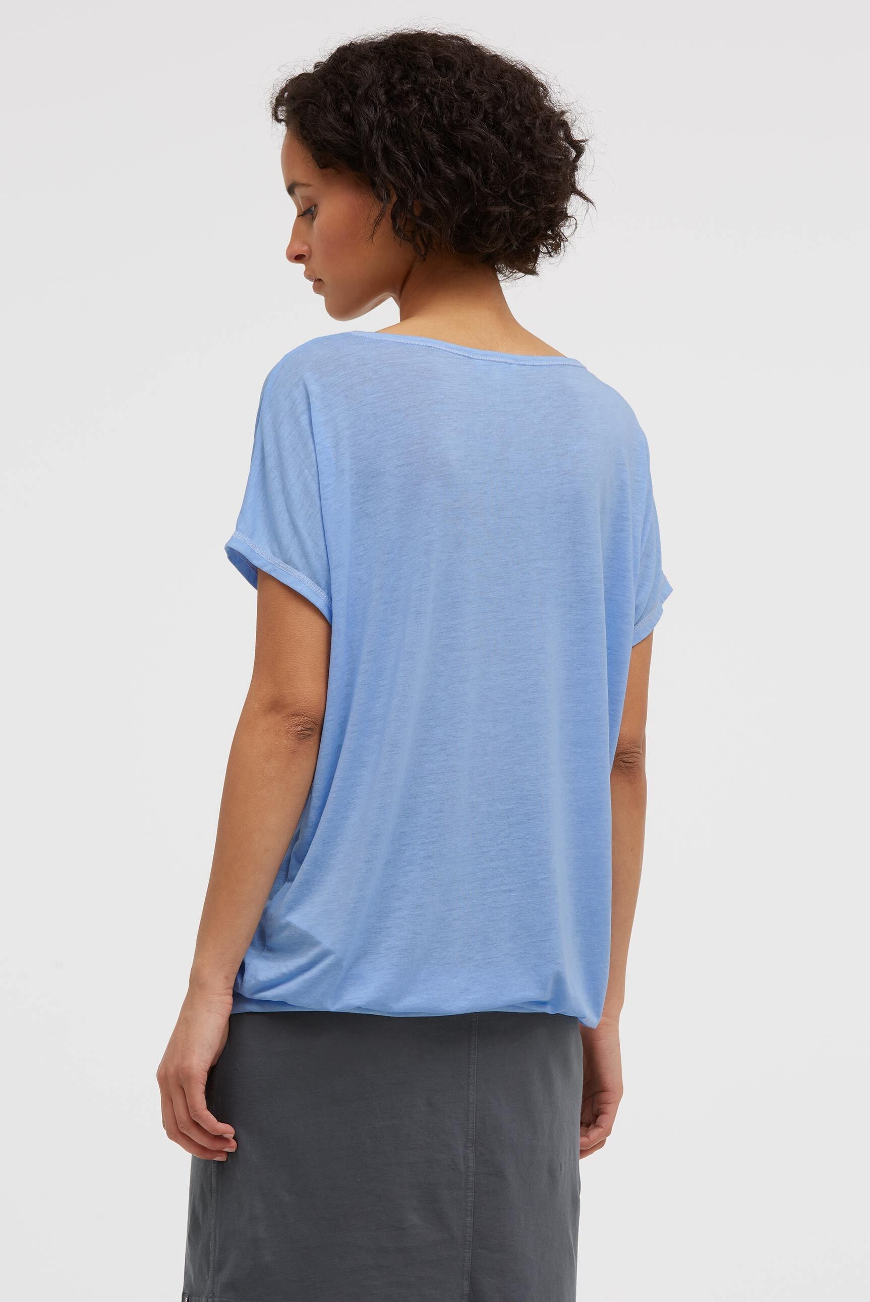 SOCCX Rundhalsshirt mit elastischem Saum