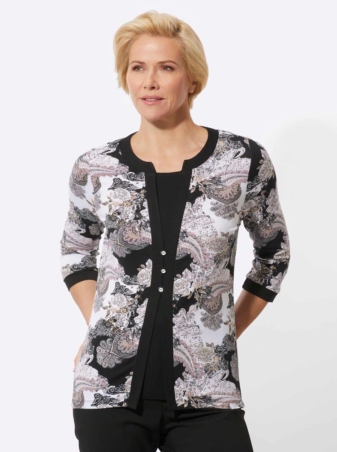 Classic 2-in-1-Shirt "2-in-1-Shirt" 1 Stk. tlg. günstig online kaufen