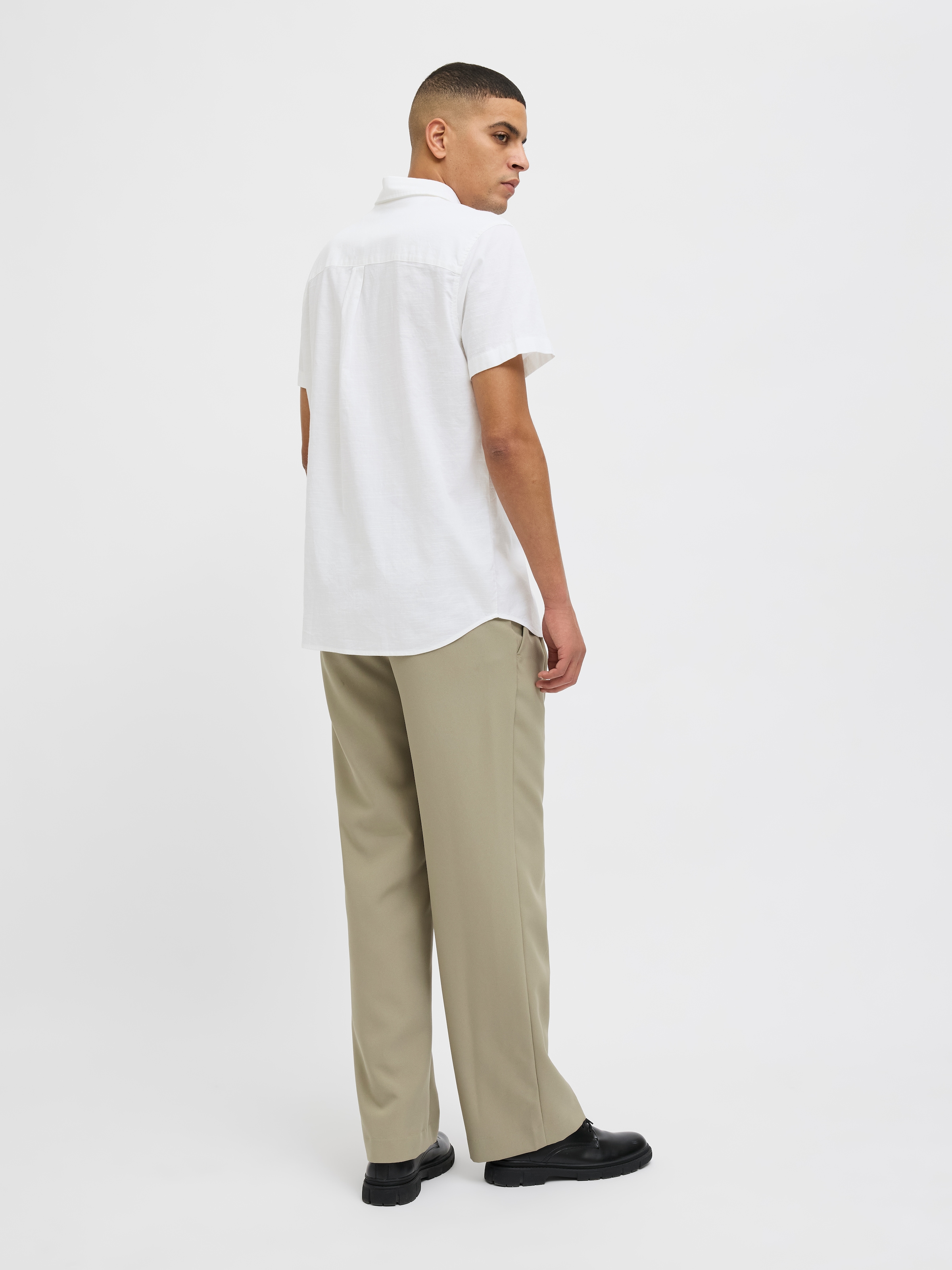Jack & Jones Kurzarmhemd »JJPIERRE SLUB SHIRT SS«