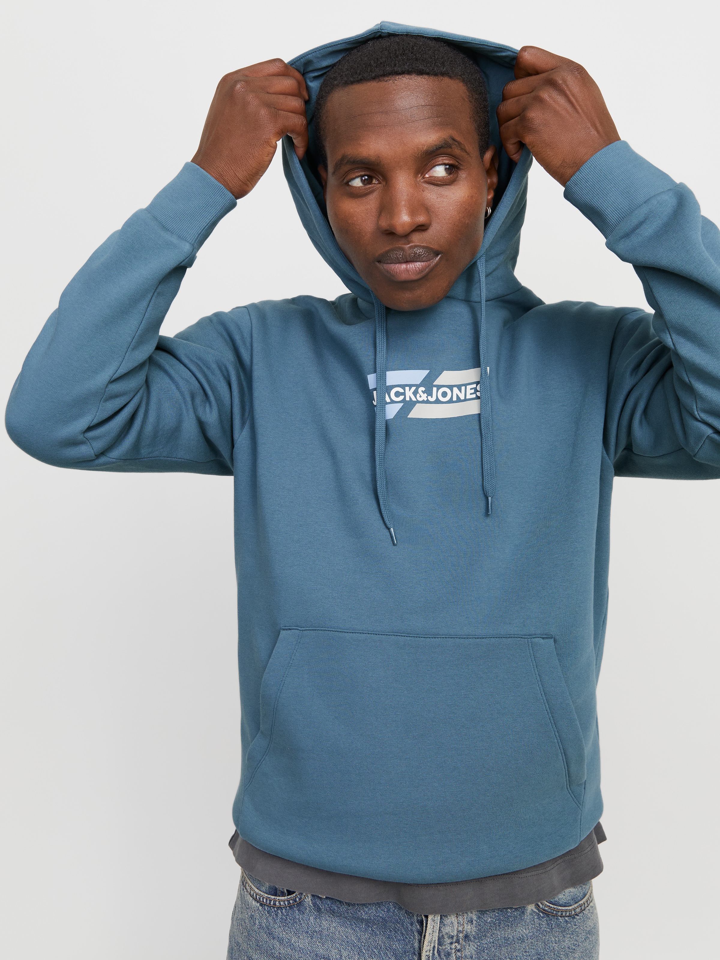 Jack & Jones Kapuzensweatshirt "JJECORP GRAPHIC SWEAT HOOD NOOS", mit Logo günstig online kaufen