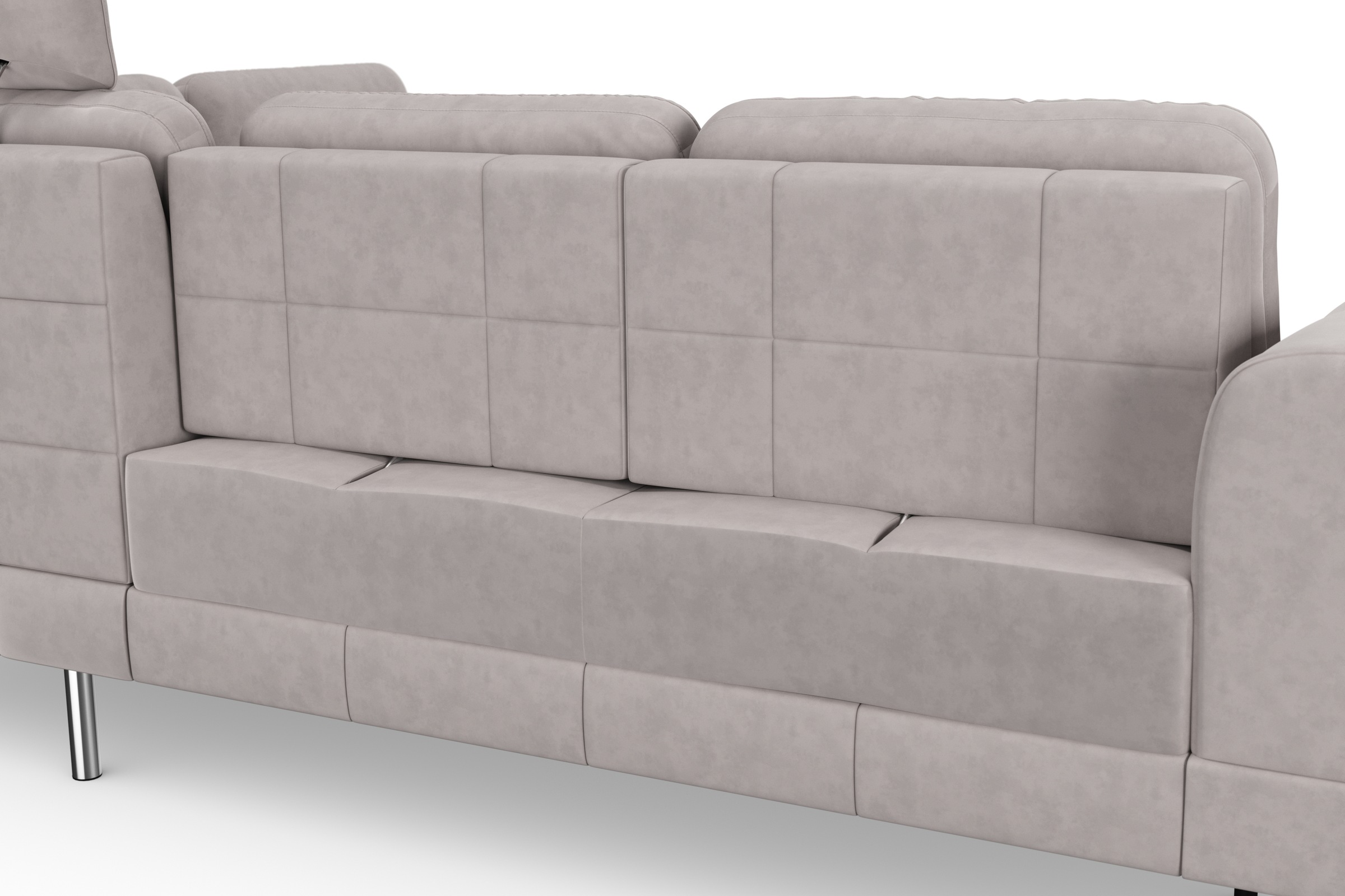 sit&more Ecksofa »Bendigo L-Form«, inklusive Sitztiefenverstellung, Bodenfreiheit 15 cm, in 2 Fußfarben