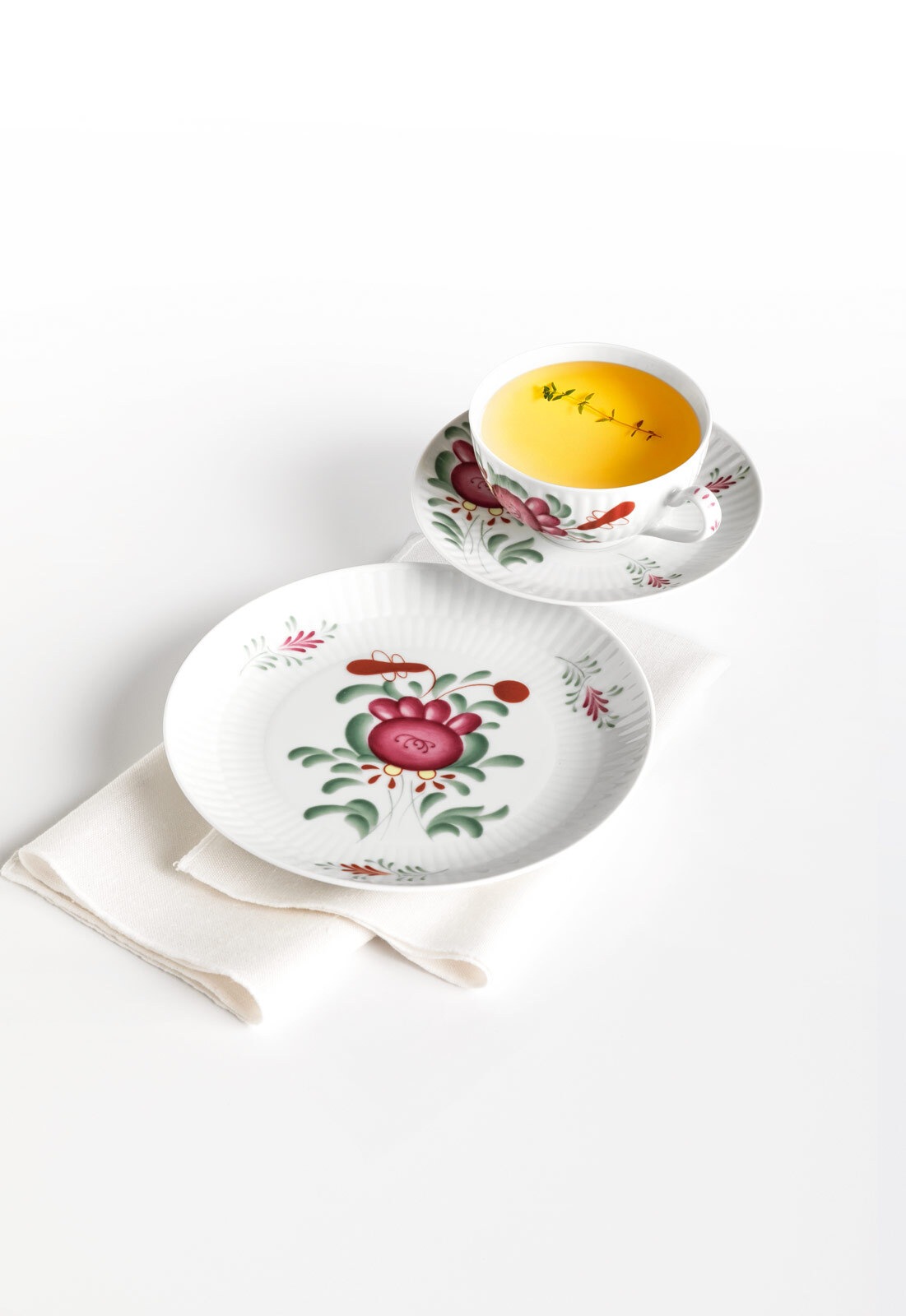 Seltmann Weiden Teeservice Amina Ostfriesenrose 6er Set