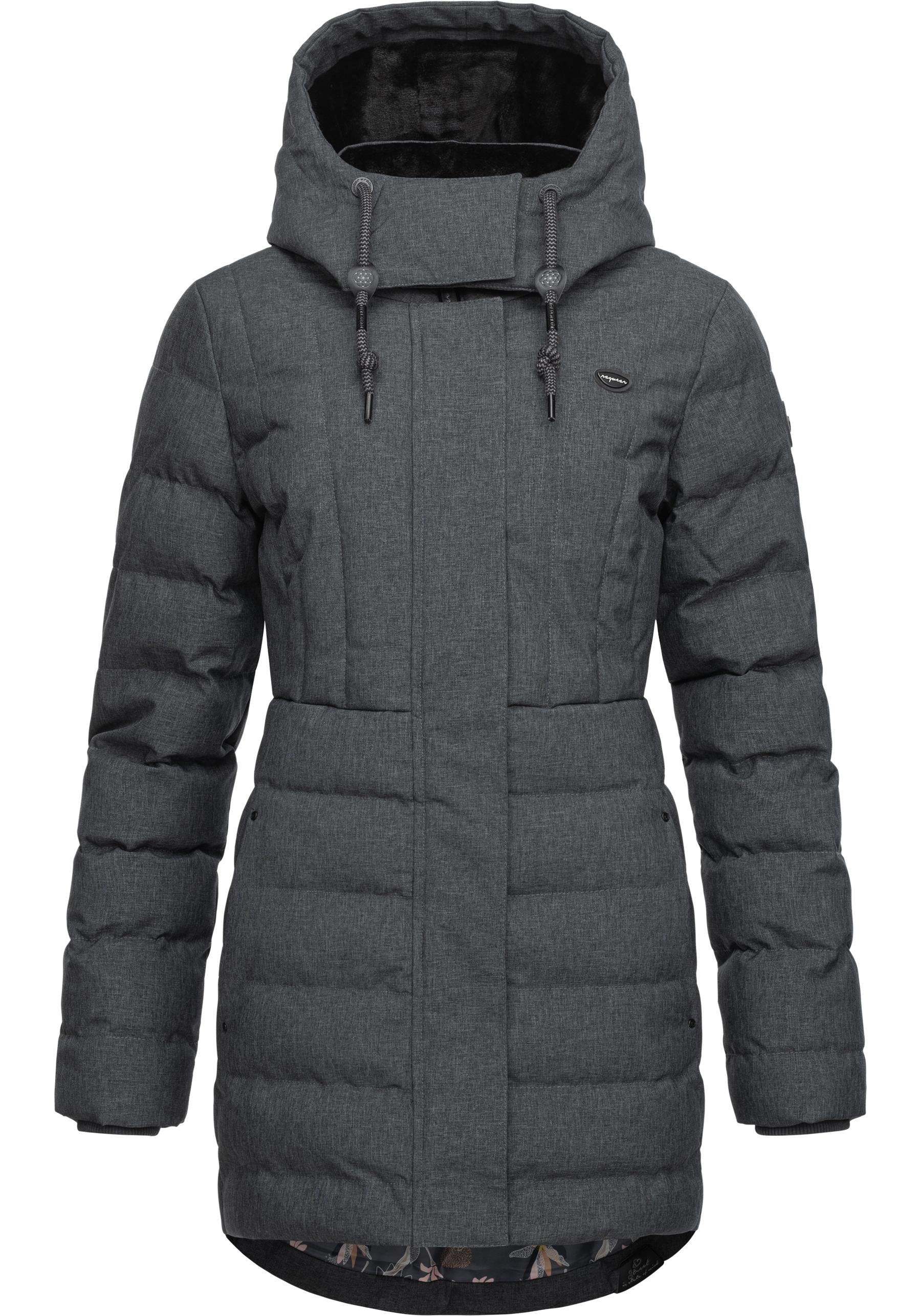 Ragwear Kurzmantel »Ashanta«, Wasserdichter Winterparka mit gefütterter Kapuze