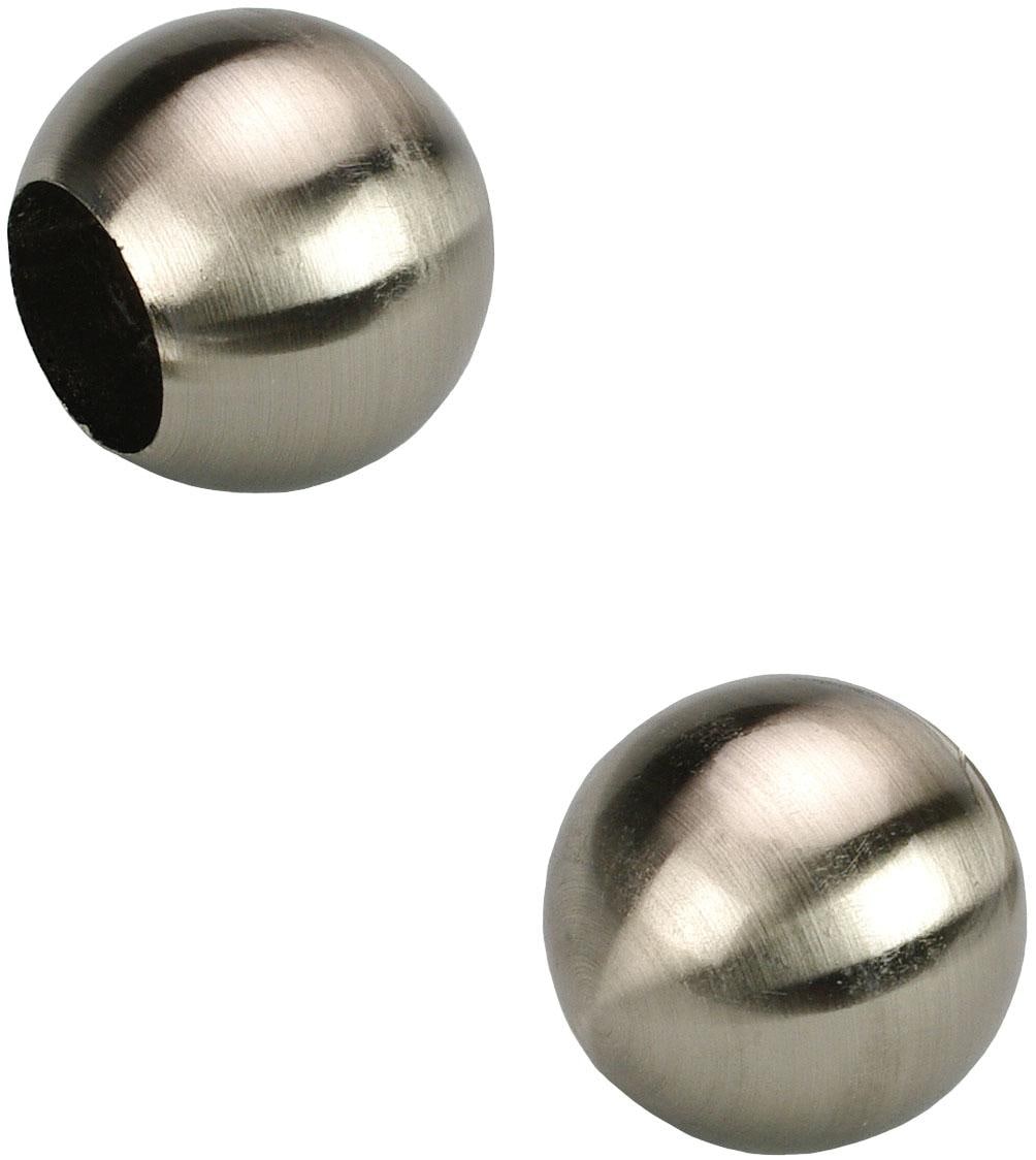 Liedeco Gardinenstangen-Endstück "Ball", (Set, 2 St.), für Gardinenstangen Ø 16 mm