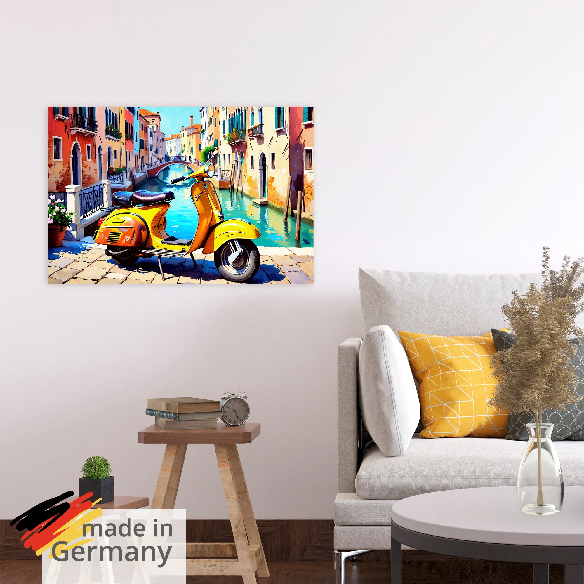 Artland Wandbild »Reise nach Venedig mit dem Motorroller« 1 Stk. tlg. als Alubild, Leinwandbild, Poster, Wandaufkleber in verschied. Größen