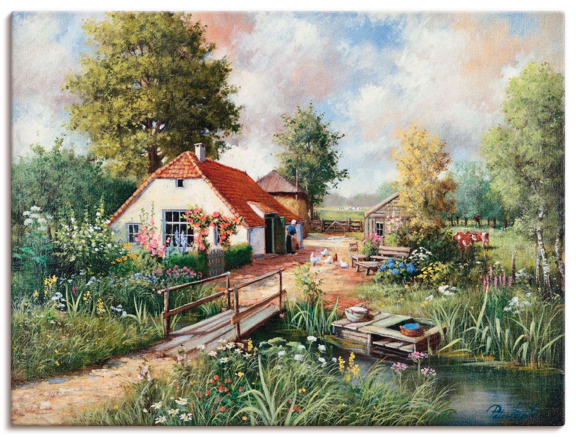 Artland Paveikslas »Bauernhof« Gebäude (1 St.)...