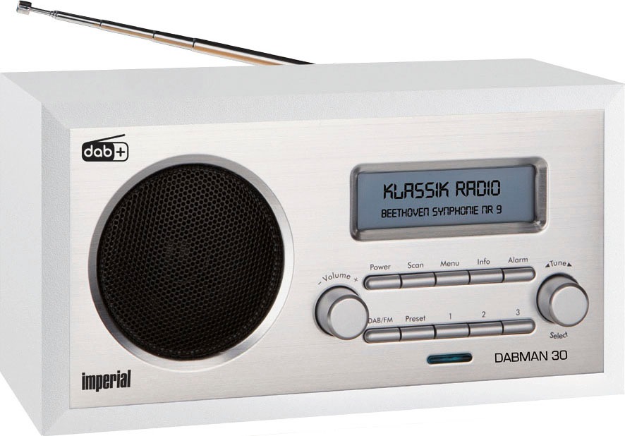 IMPERIAL by TELESTAR Digitalradio (DAB+) »DABMAN 30«, (Digitalradio (DAB+)- FM-Tuner-UKW mit RDS 5 W) | BAUR