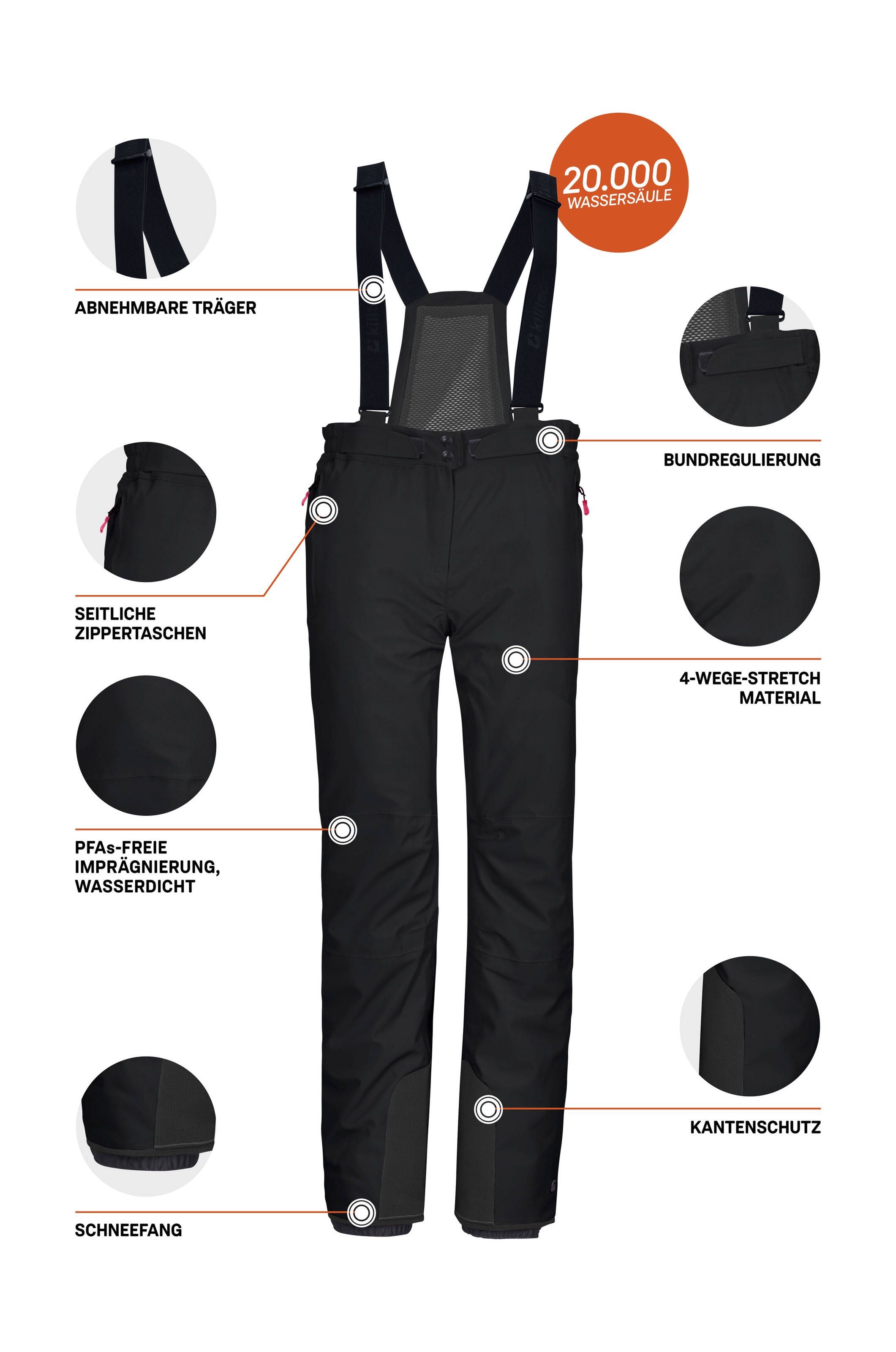 Killtec Skihose »KSW 50 WMN SKI PNTS«