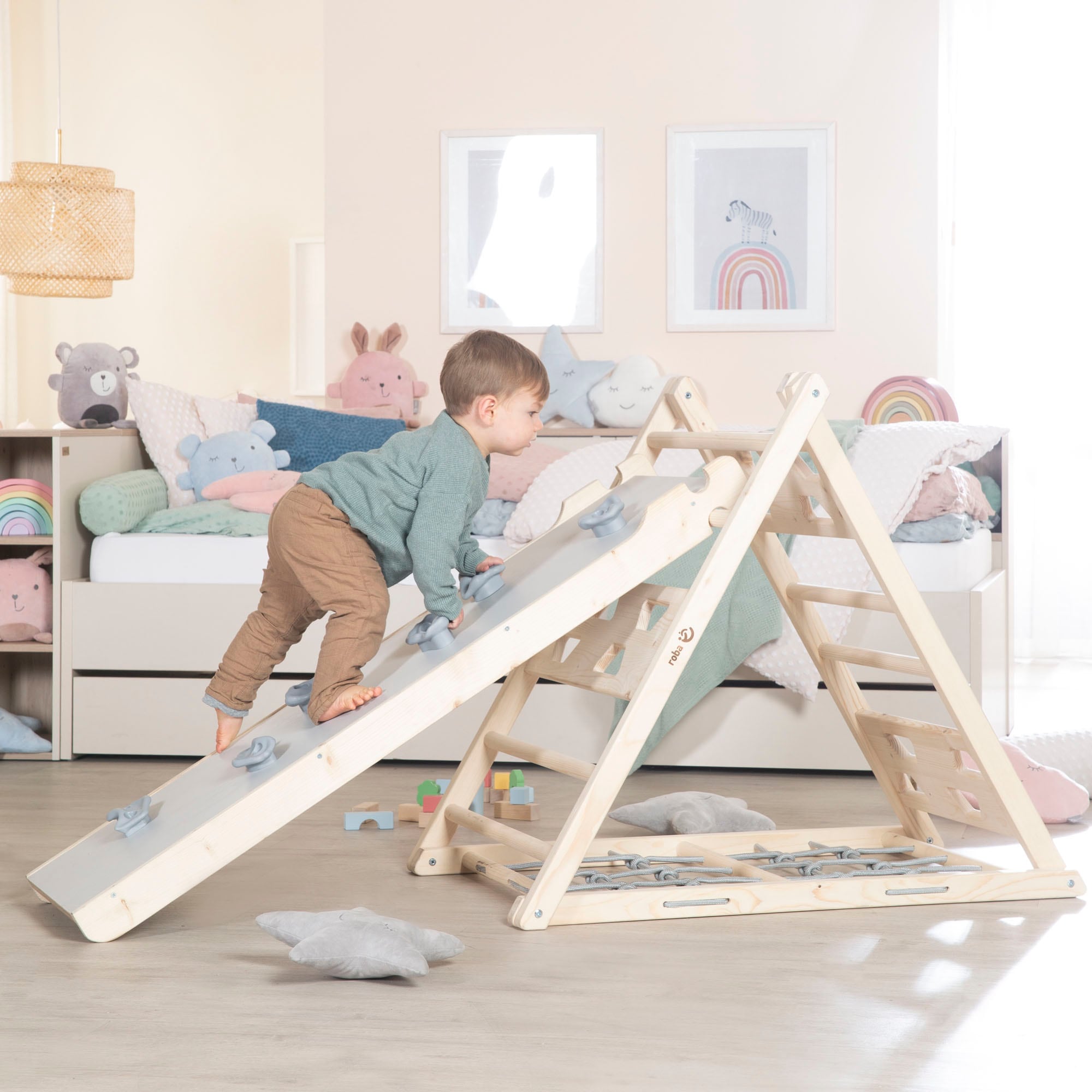 roba® Rutsche »Rutschbrett für roba Kletterdreieck«, für roba Kletterdreieck und Spielturm