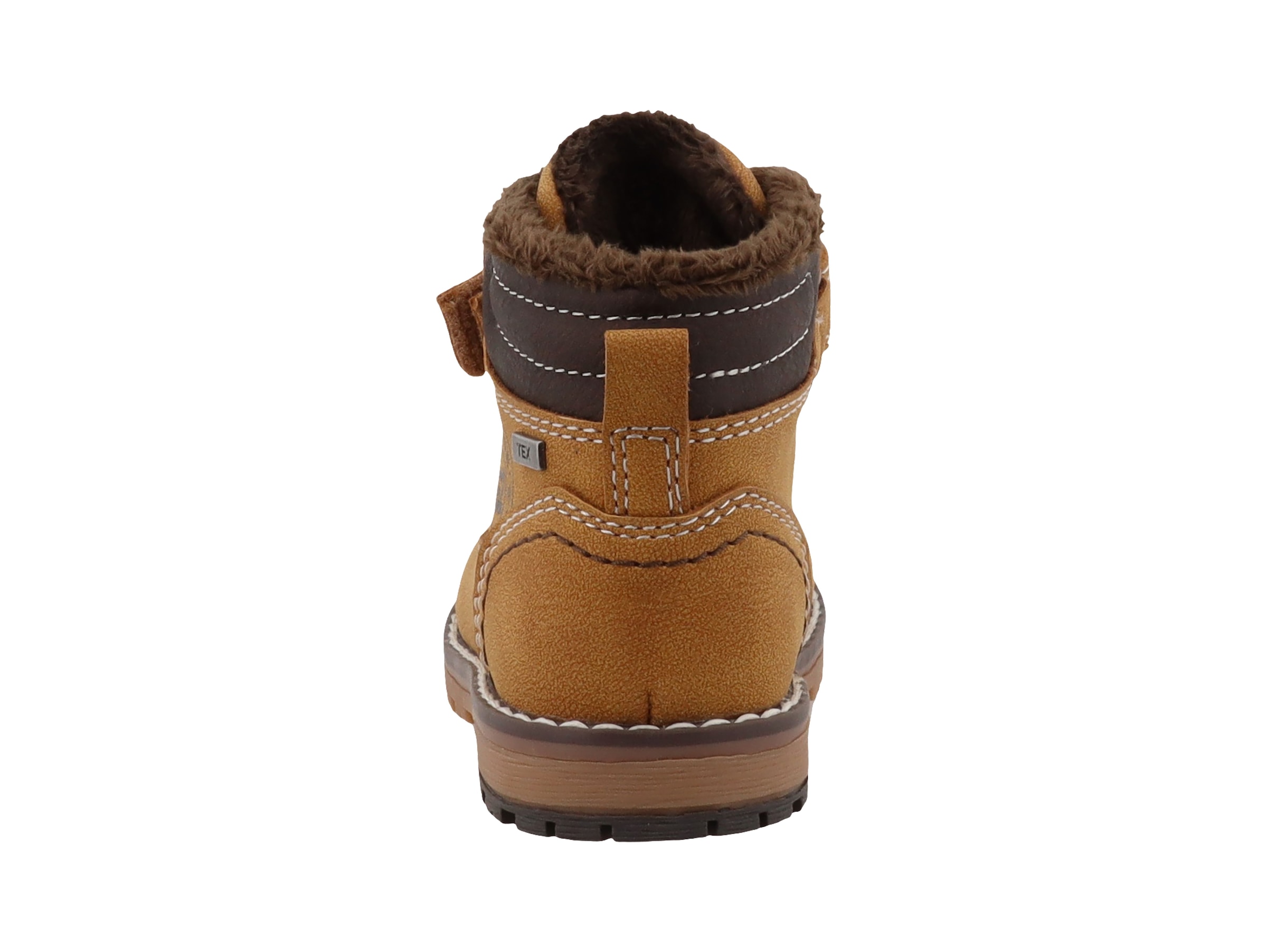 TOM TAILOR Winterstiefelette  Klettboots, Schnürboots mit Kontrastbesatz