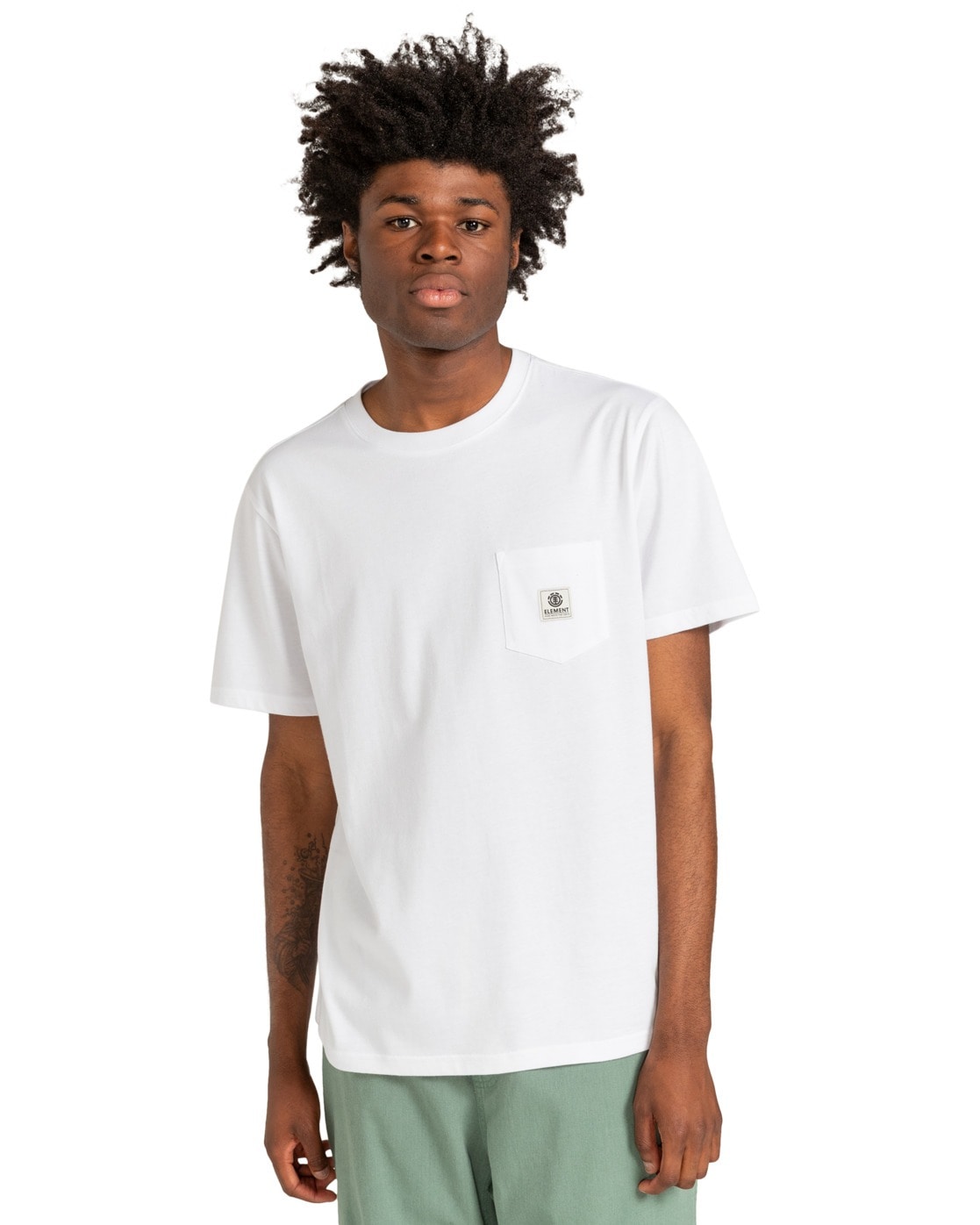 Element Rundhalsshirt "Basic Pocket"