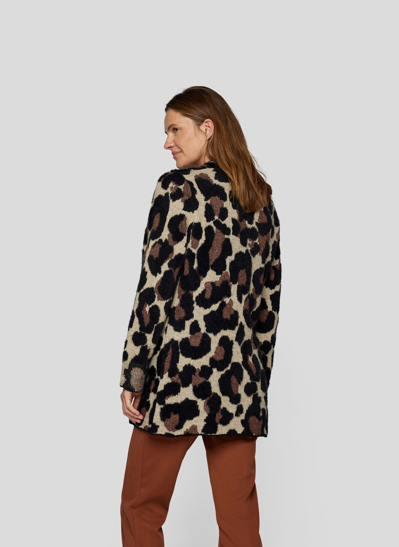 Rabe Strickjacke »Rabe Cardigan im Leopardenmuster«