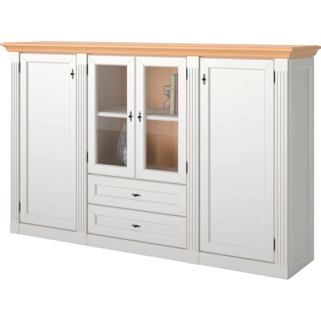 WEHRSDORFER Highboard »Maisonette«, mit 4 Türen und 2 Schubkästen, Breite 193 cm