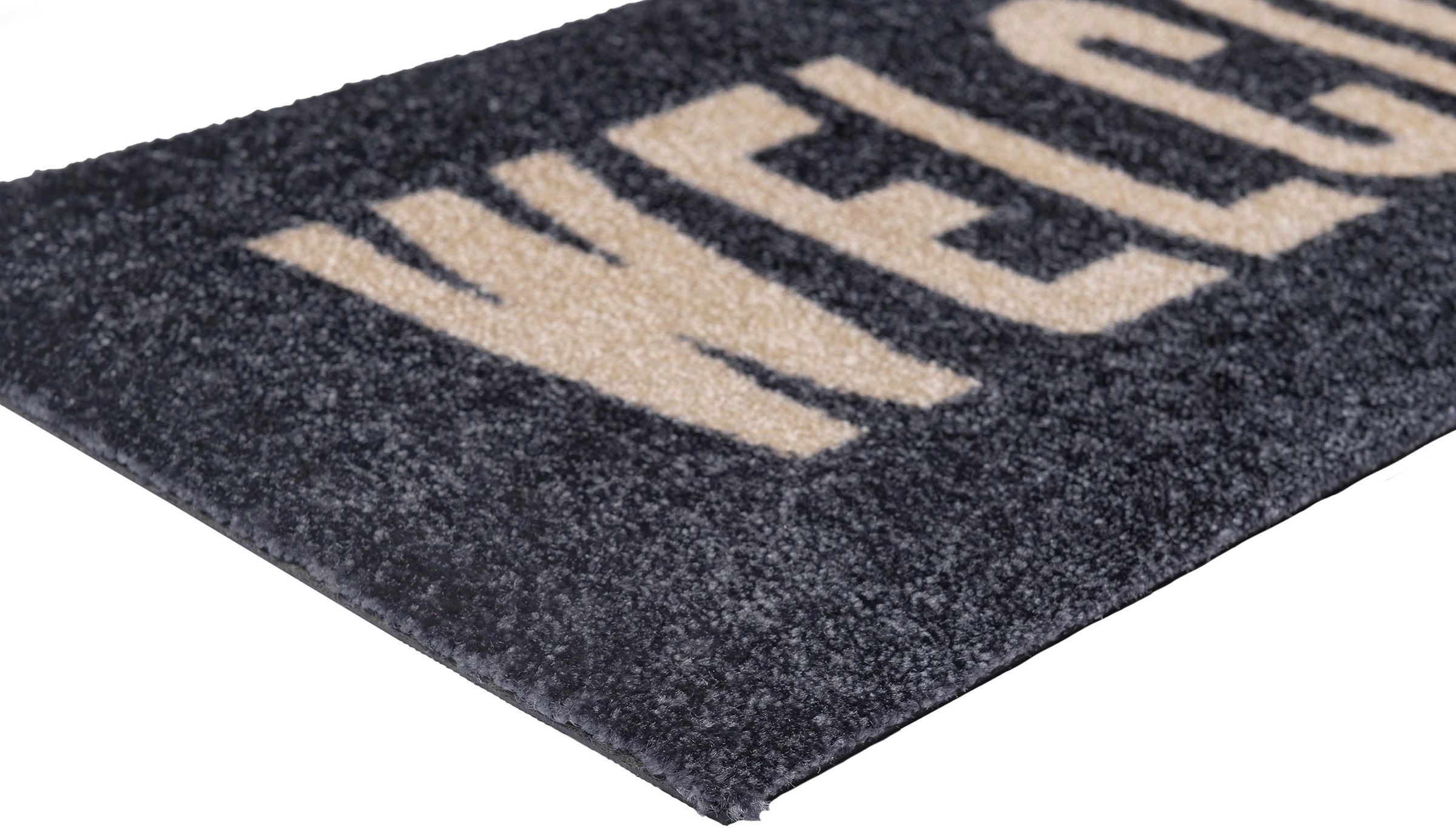 In- und rechteckig, Kleen-Tex Fußmatte mit wash+dry geeignet, waschbar BAUR »Welcome«, by | Outdoor Schmutzfangmatte, Spruch,