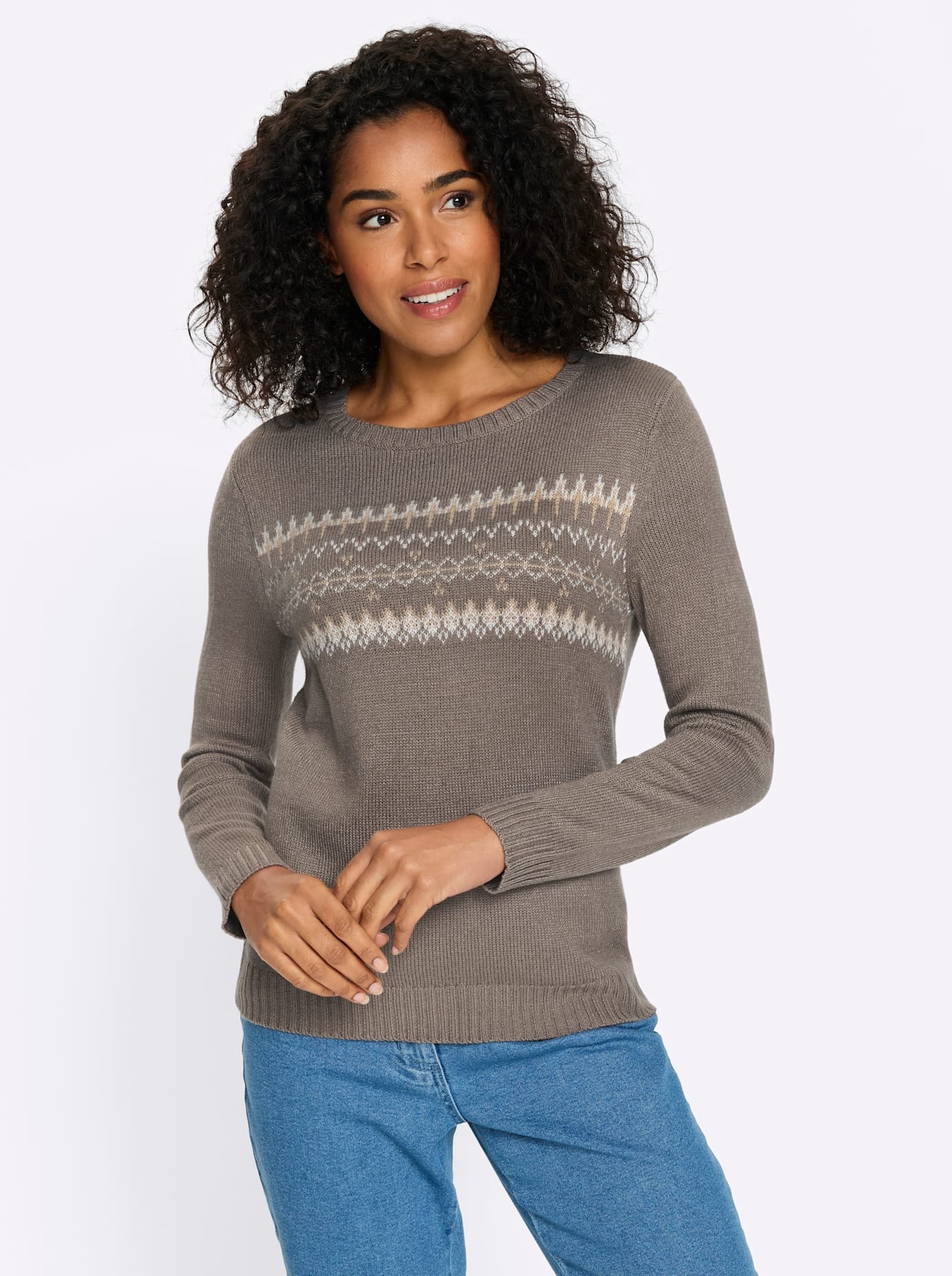 Classic Basics Strickpullover "Langarm-Pullover"