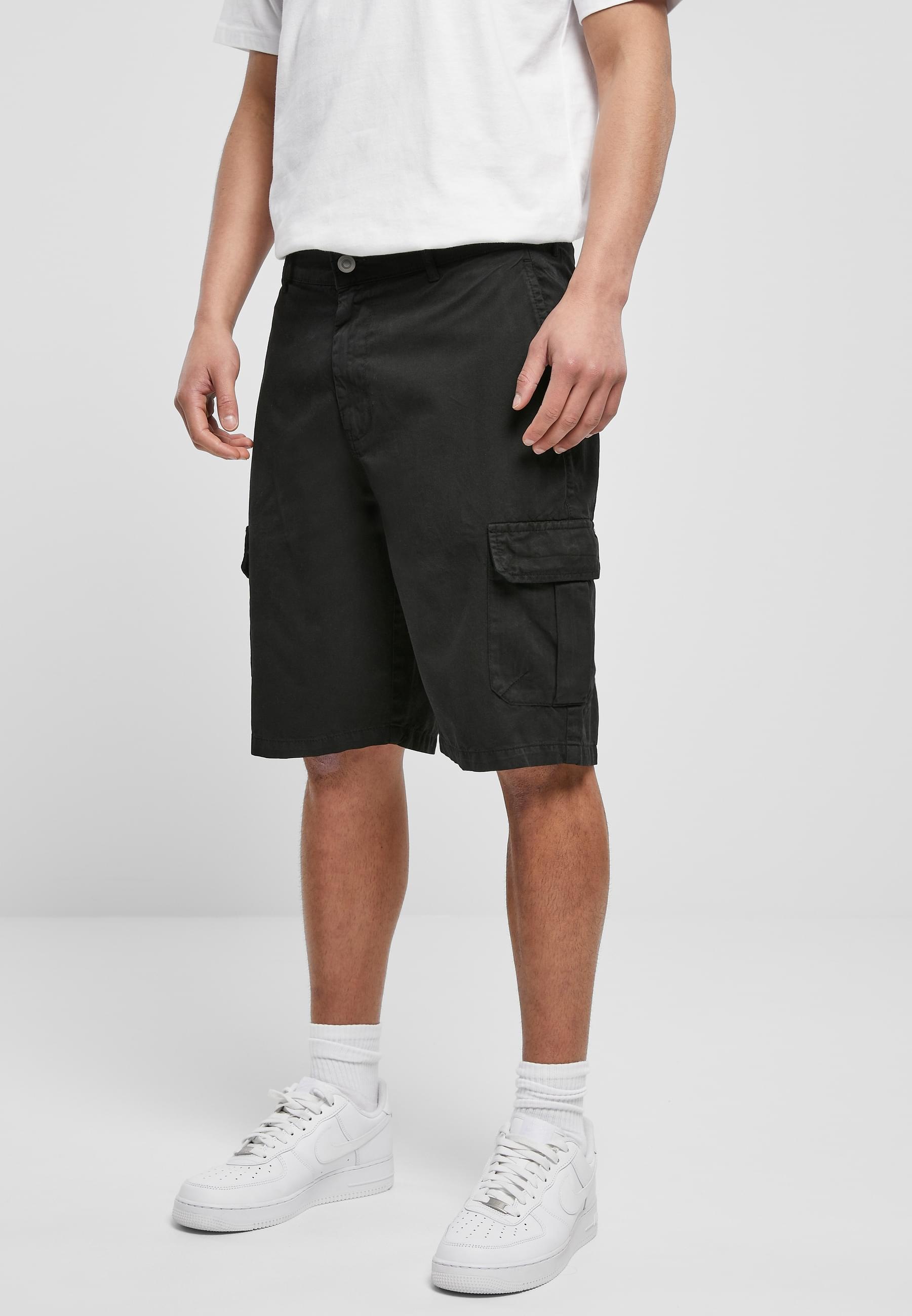 URBAN CLASSICS Stoffhose »Urban Classics Herren Big Cargo Bermuda«, (1 tlg.)