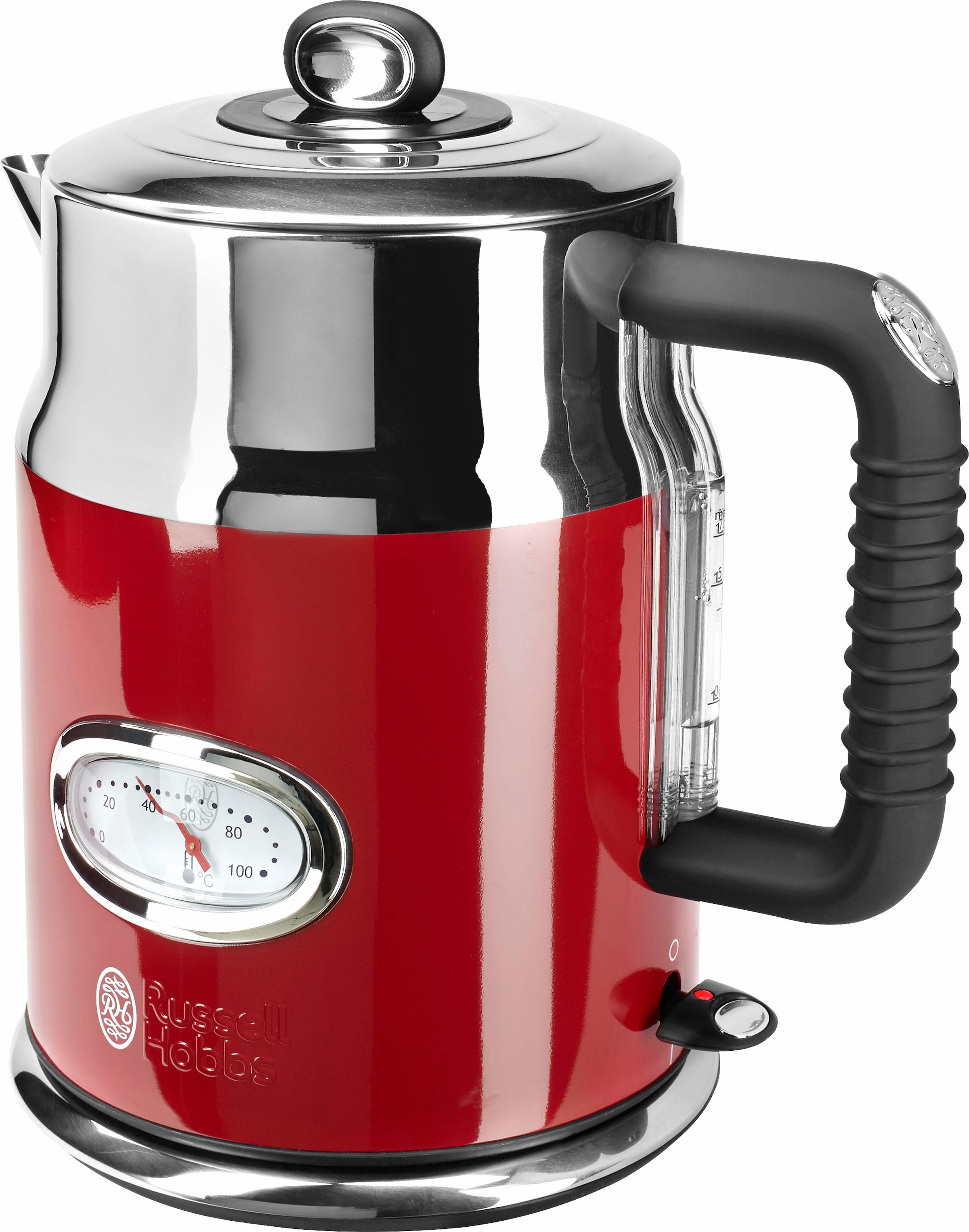 RUSSELL HOBBS Wasserkocher »WK 21670-70 Retro Red«, 1,7 l, 2400 W | BAUR