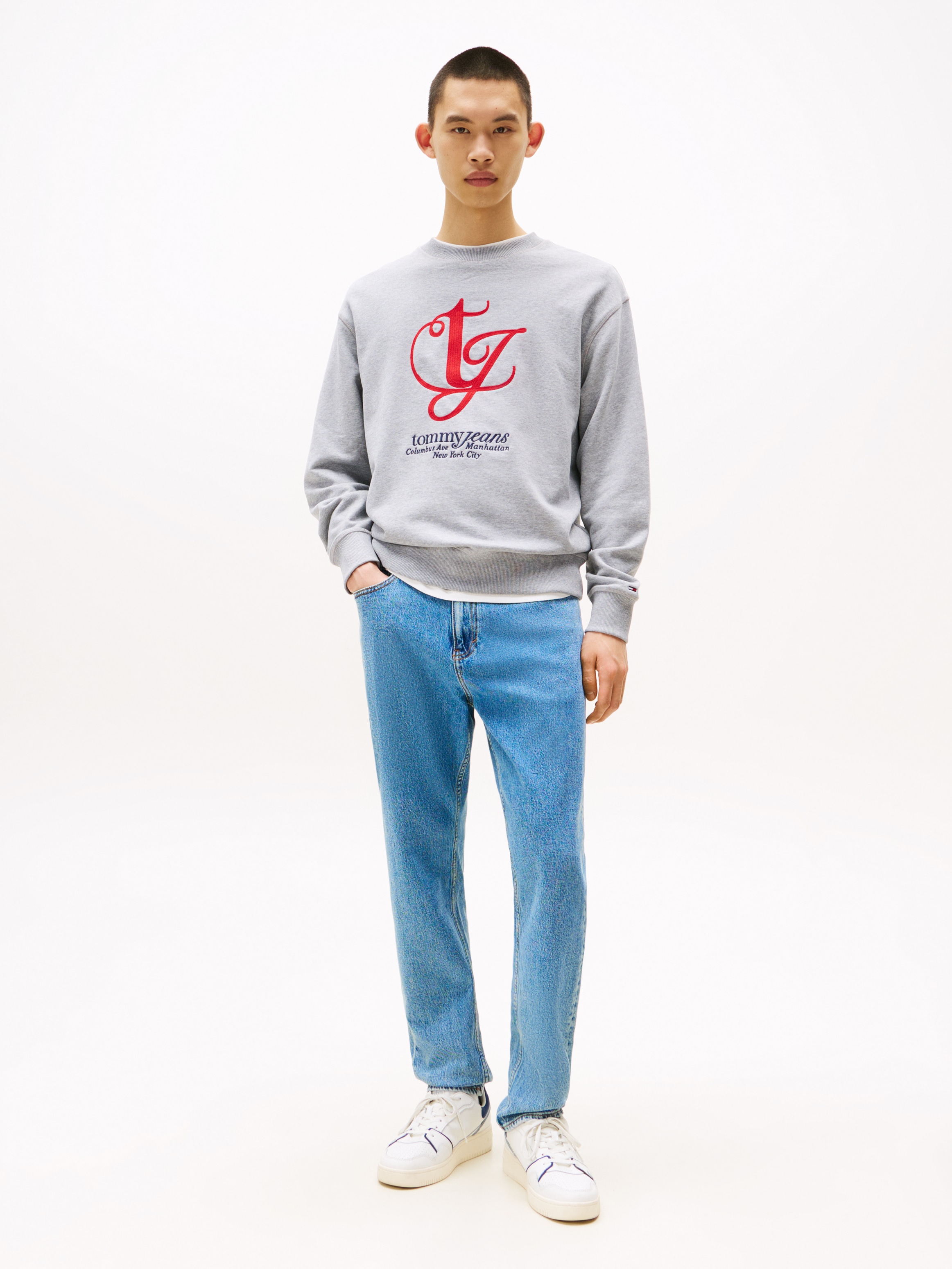Tommy Jeans Gerade Jeans »Isaac Relaxed Tapered«, Mit Gürtelschlaufen