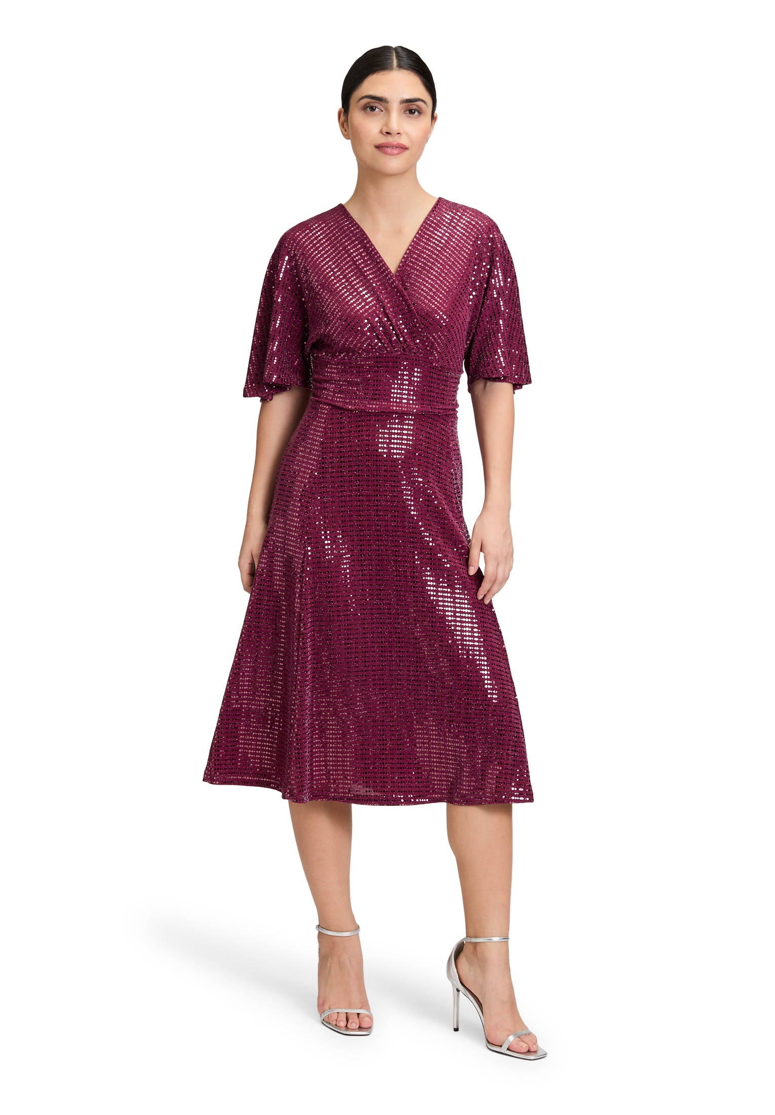 Vera Mont Cocktailkleid "Vera Mont Damen Cocktailkleid im Glitzer-Look" günstig online kaufen