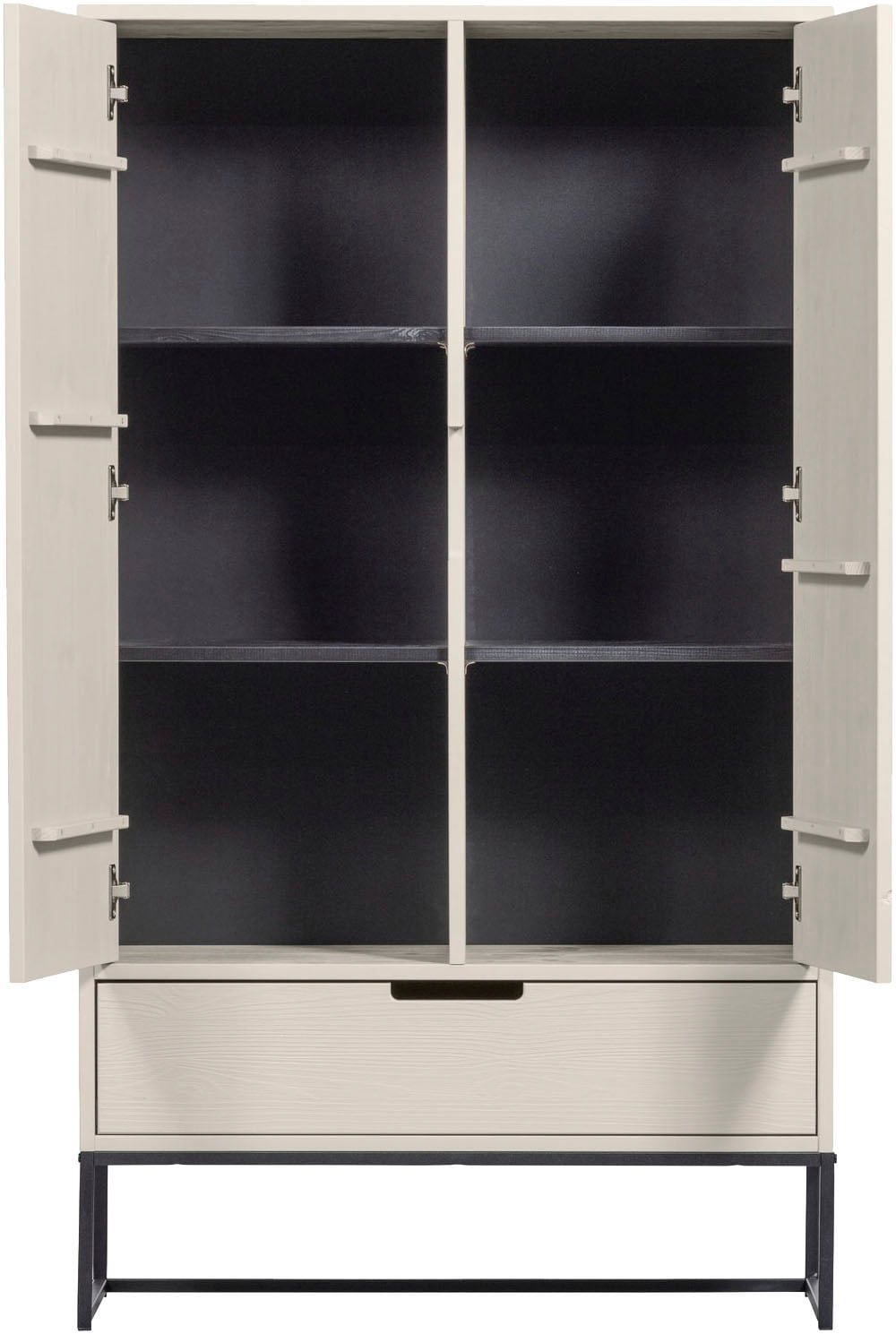 WOOOD Mehrzweckschrank »Silas«, zwei Türen, mit Schublade, H 149 cm x B 85 cm