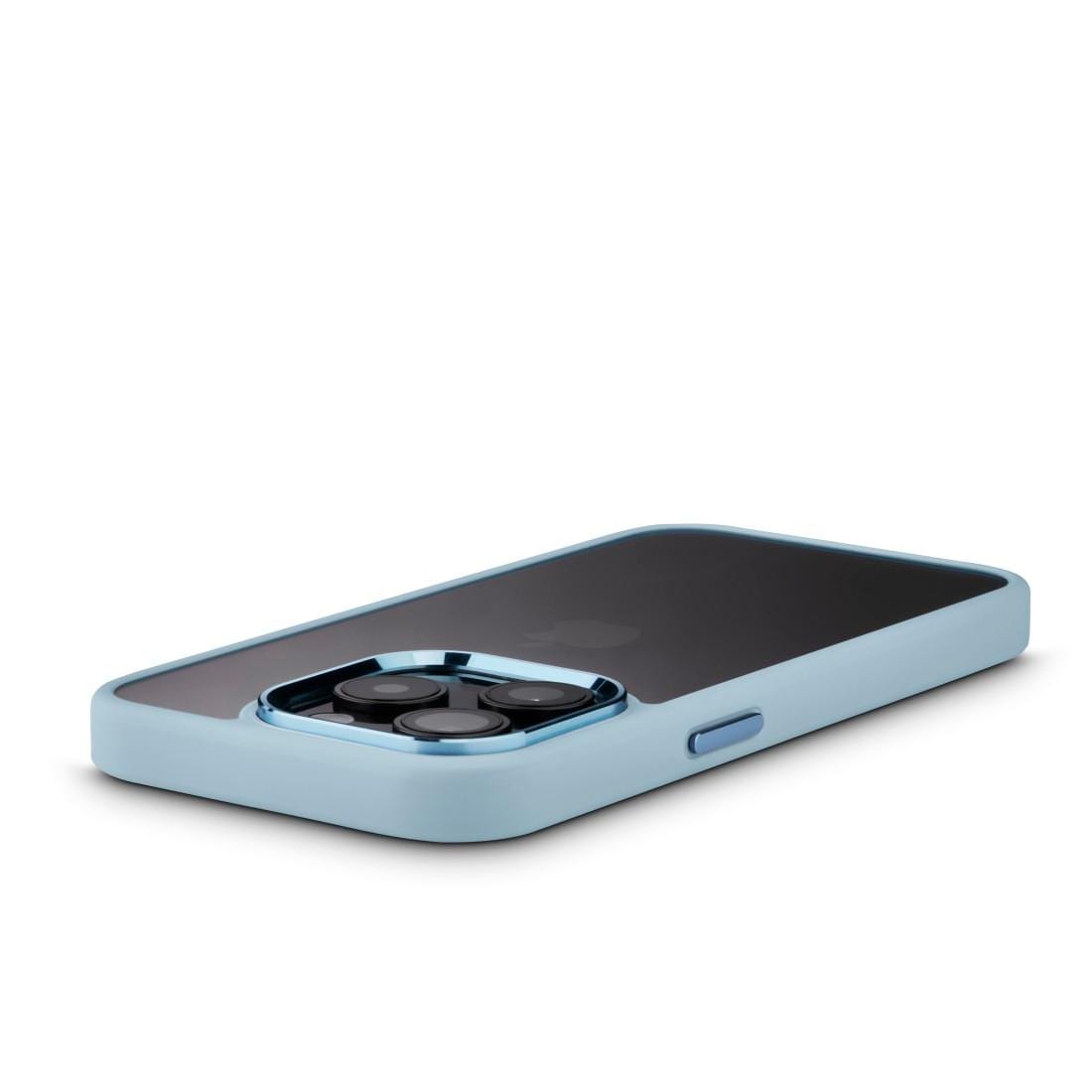 Hama Smartphone-Hülle »Handyhülle für Apple iPhone 15 Pro, durchsichtig Blau, stabil flexibel«, iPhone 15 Pro