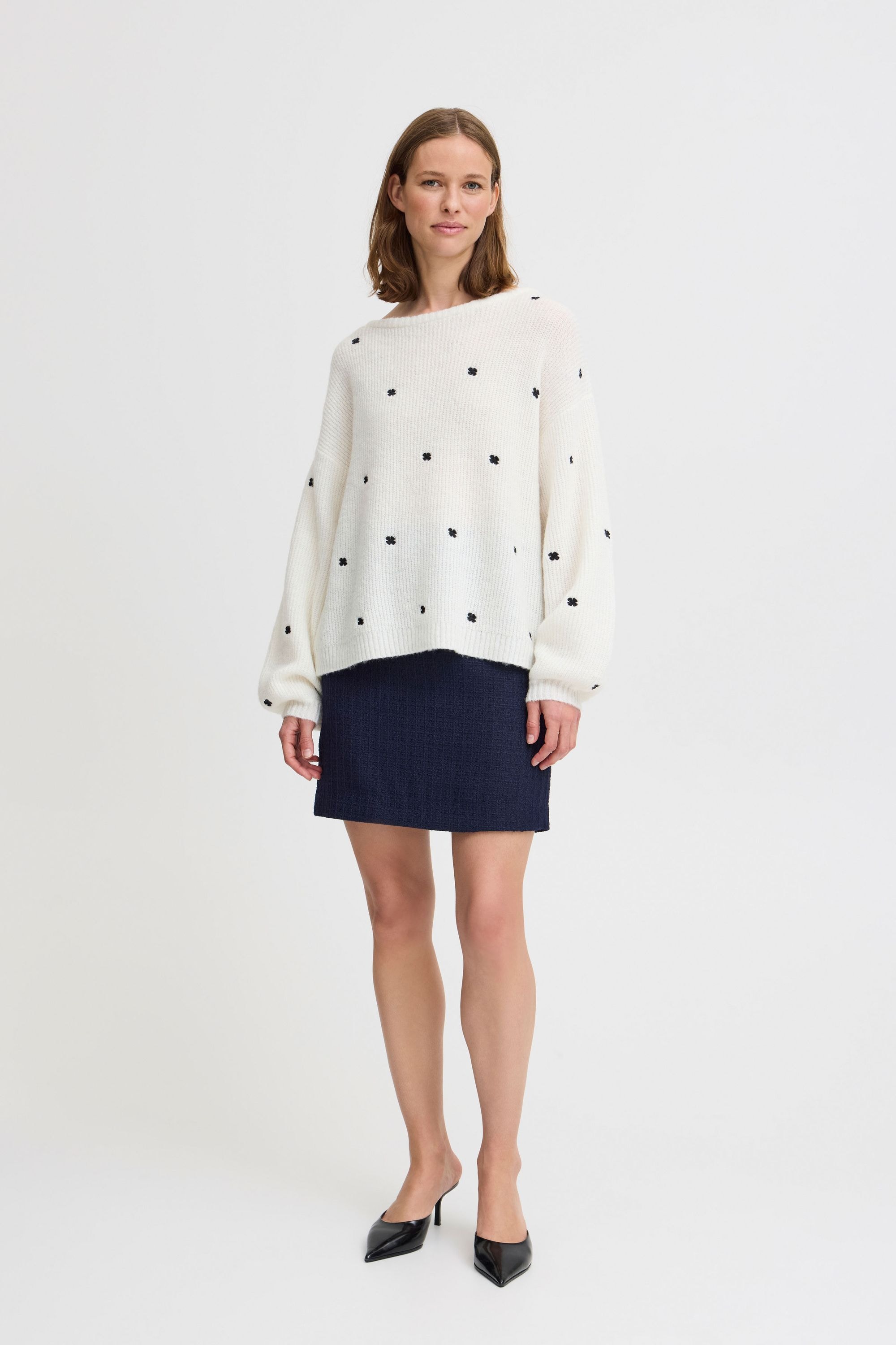 b.young Strickpullover »Strickpullover BYOTIKI EMBROIDERY JUMPER -«