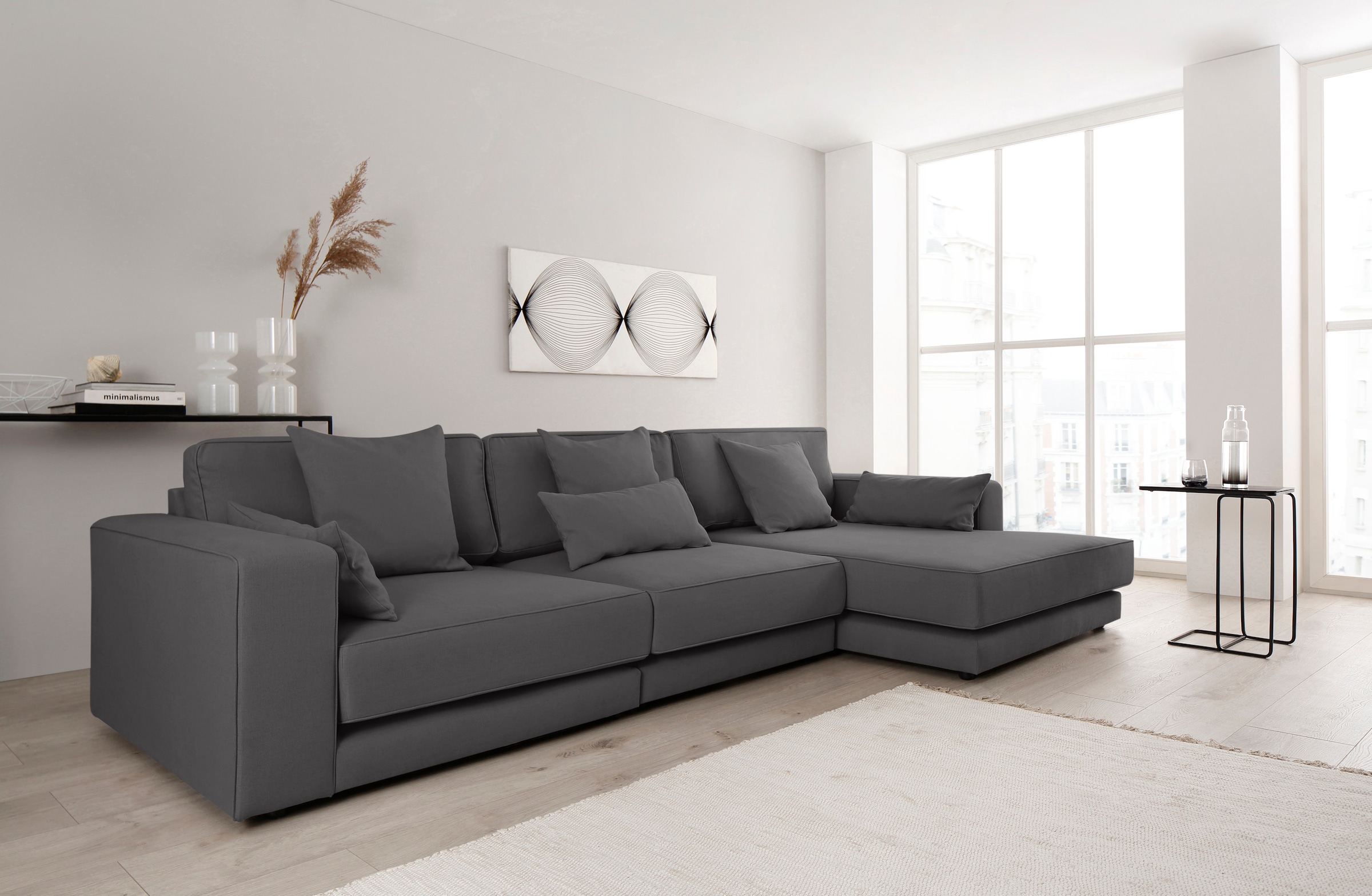 OTTO products Ecksofa »Grenette L-Form«, Modulsofa, im Baumwoll ...