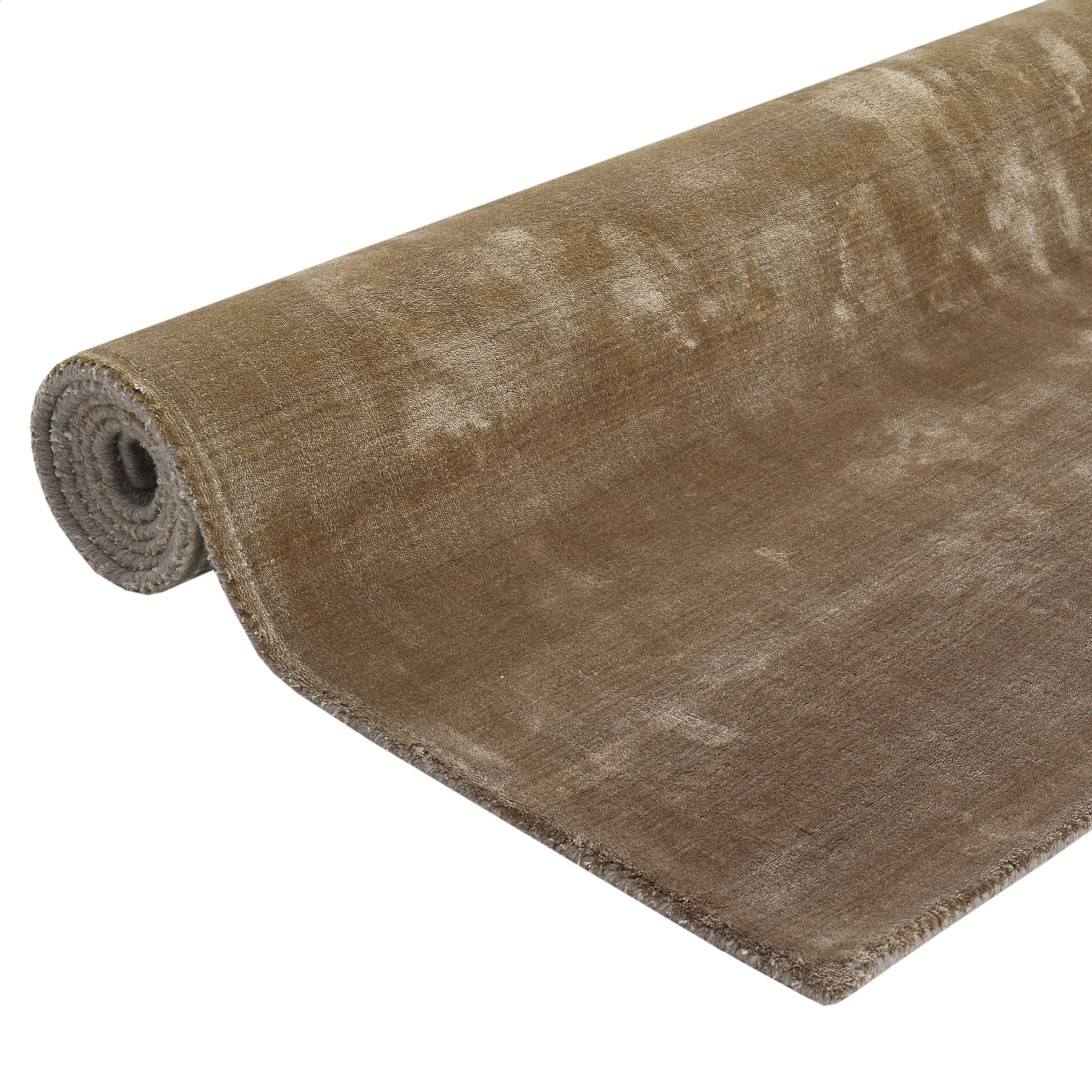 Home affaire Teppich »Katalin, handgewebt, Teppiche aus 100% Viskose, farblich changierend«, rechteckig, 12 mm Höhe, Kurzflorteppich in Seiden-Optik, mehrfarbig, Wohnzimmer, Esszimmer