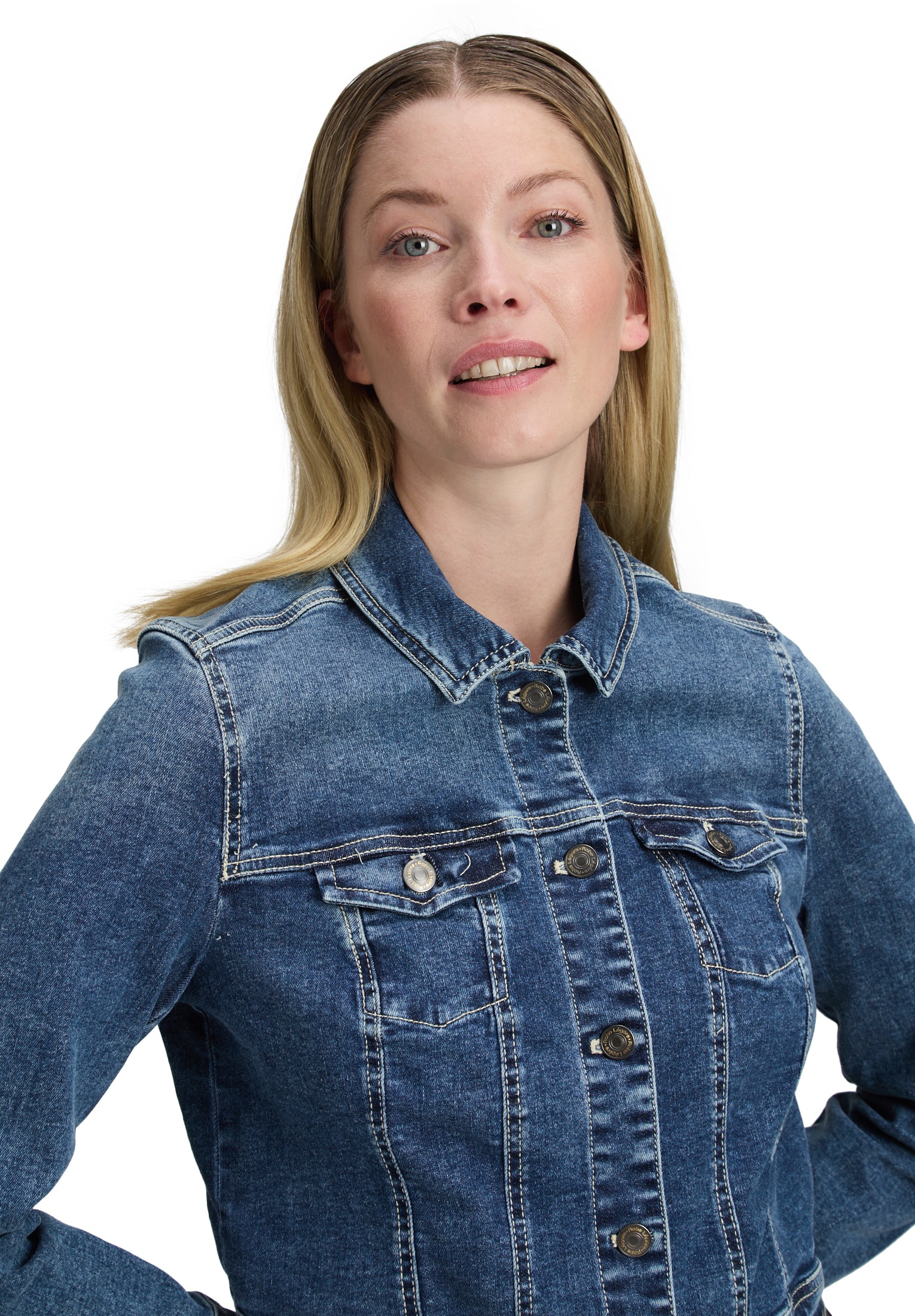Vera Mont Jeansjacke »Vera Mont Damen Jeansjacke mit Waschung«