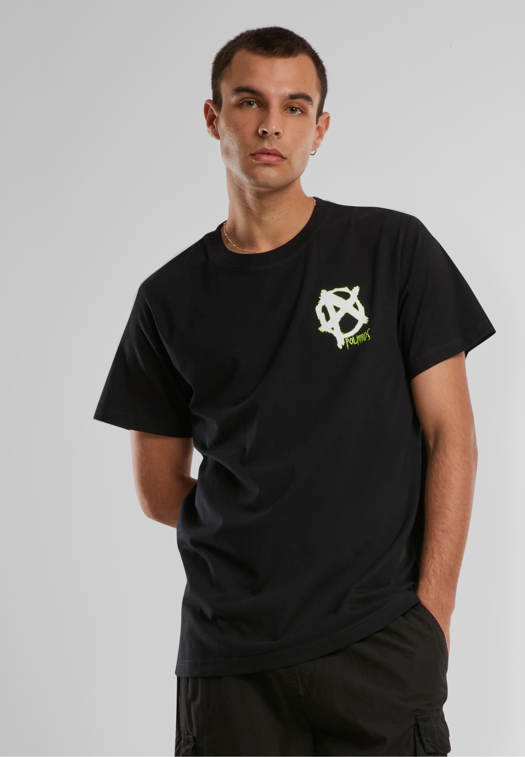 MisterTee T-Shirt »MisterTee Herren Politrix Tee«, (1 tlg.)
