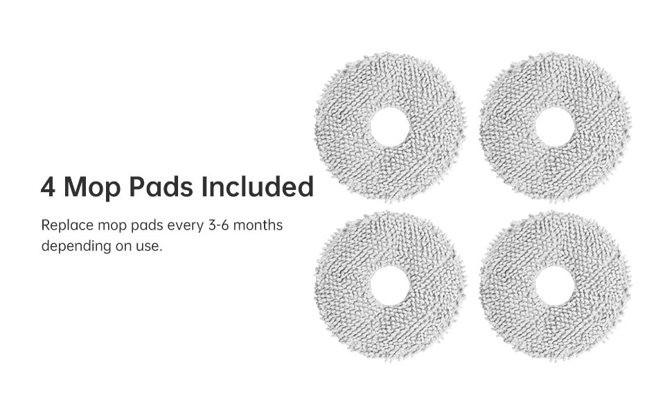 Dreame Reinigungs-Set »Dreame L10s Ultra Wisch Pads (4er Pack)«, (4 St.)